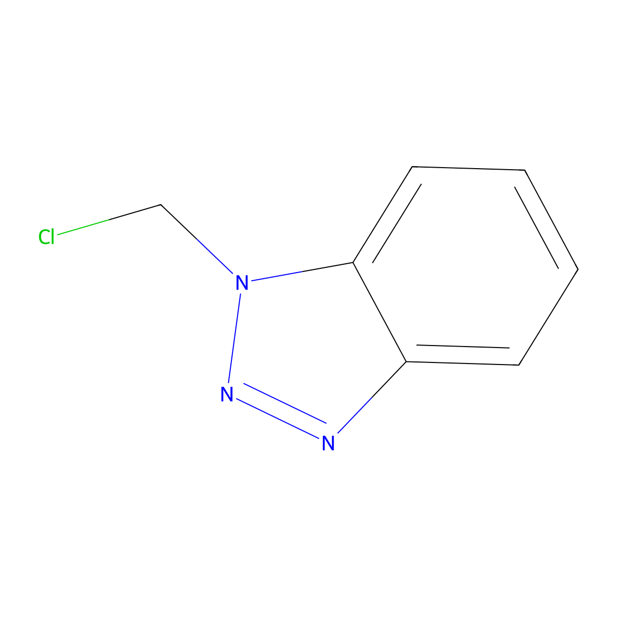 1-(Chloromethyl)-1H-benzotriazole molecular structure, CAS 54187-96-1