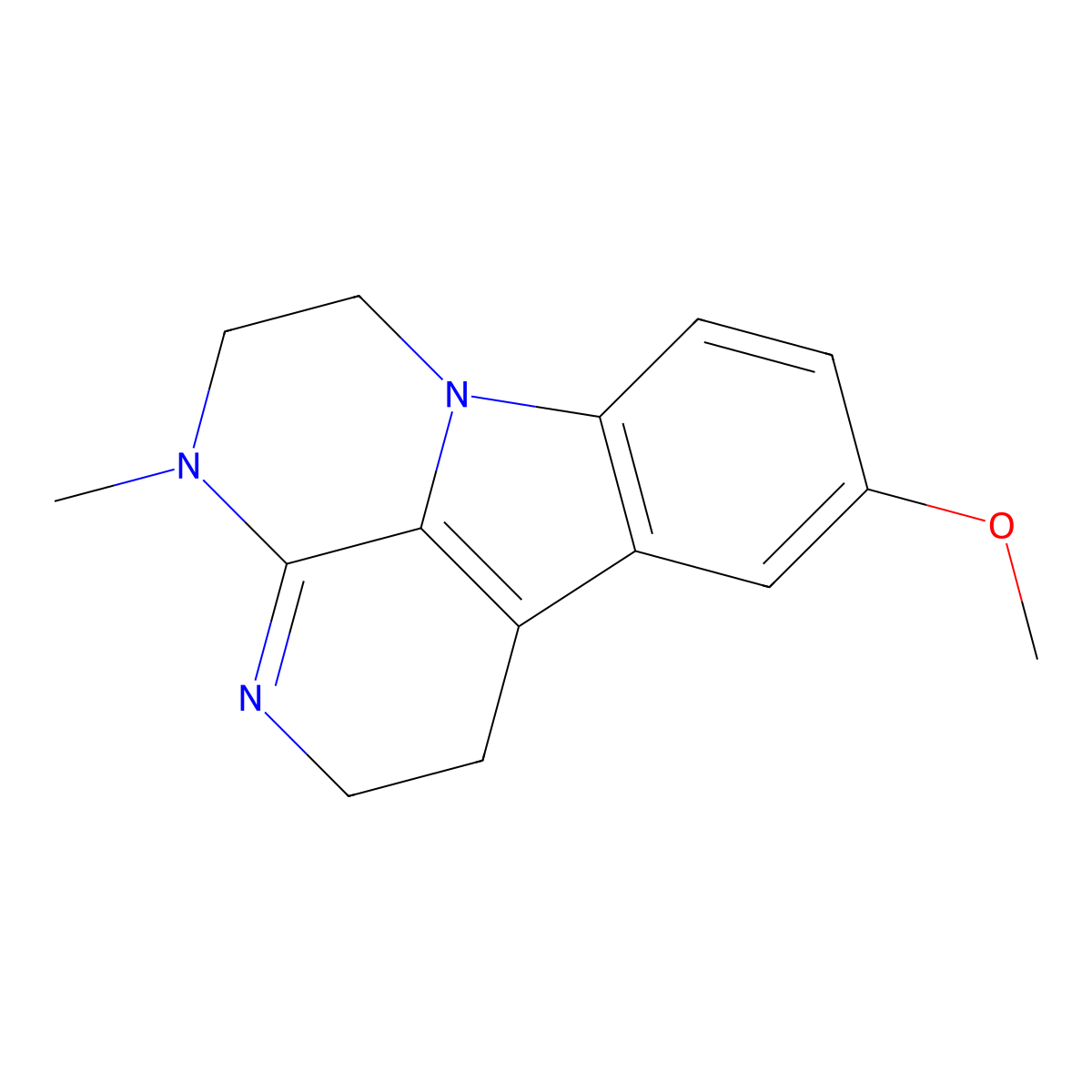 Metralindole molecular structure, CAS 54188-38-4