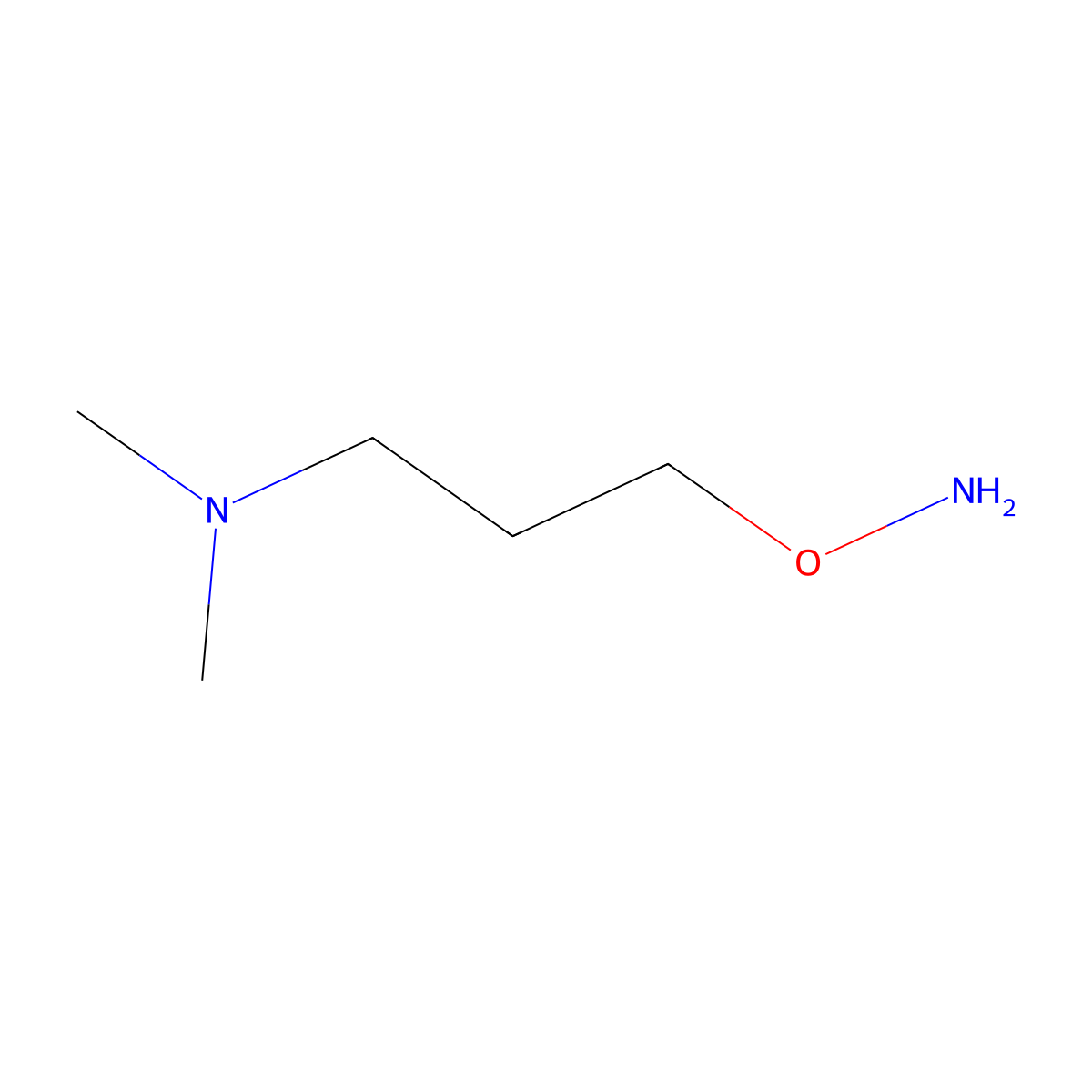 3-(aminooxy)-N,N-dimethylpropan-1-amine molecular structure, CAS 54197-52-3