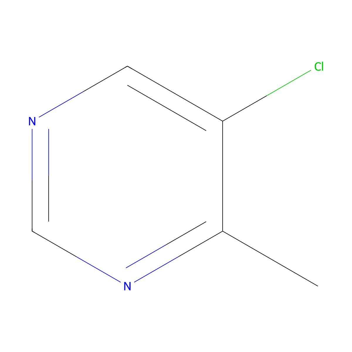 5-Chloro-4-methylpyrimidine molecular structure, CAS 54198-82-2