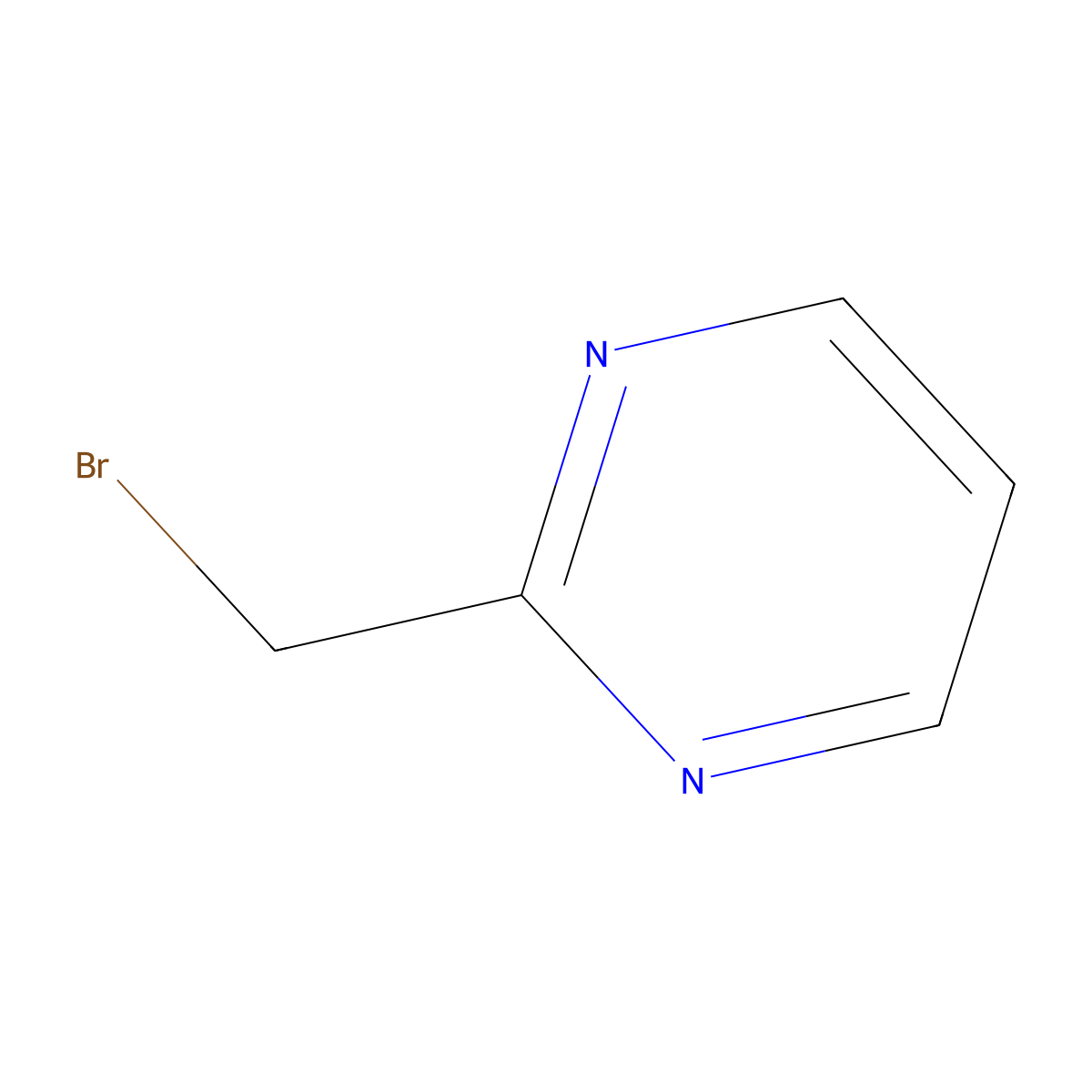 2-(Bromomethyl)pyrimidine molecular structure, CAS 54198-85-5