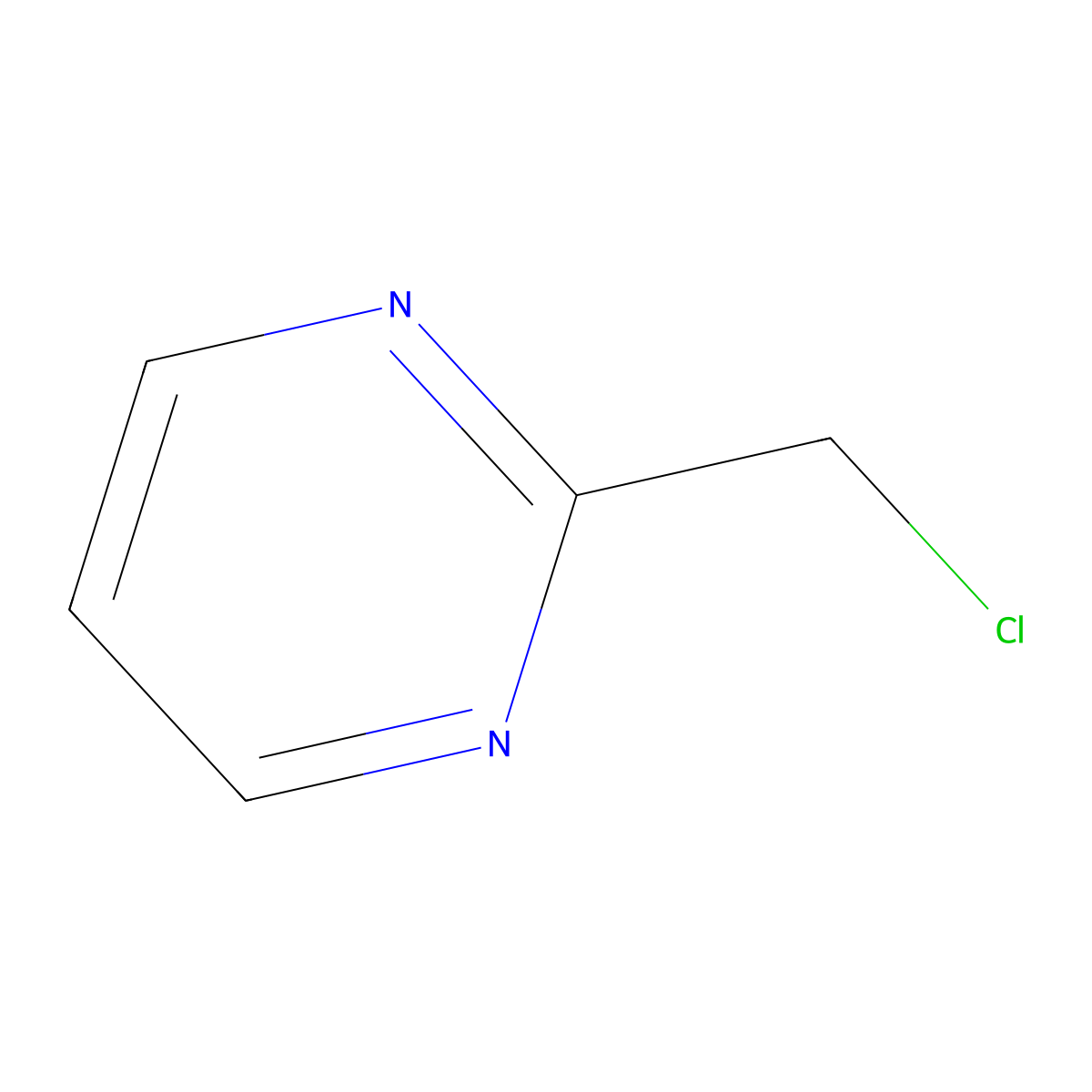 2-(Chloromethyl)pyrimidine molecular structure, CAS 54198-88-8