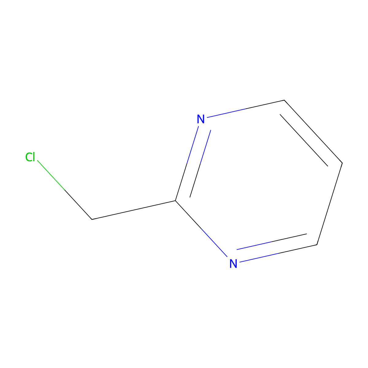 2-(Chloromethyl)pyrimidine molecular structure, CAS 54198-88-8