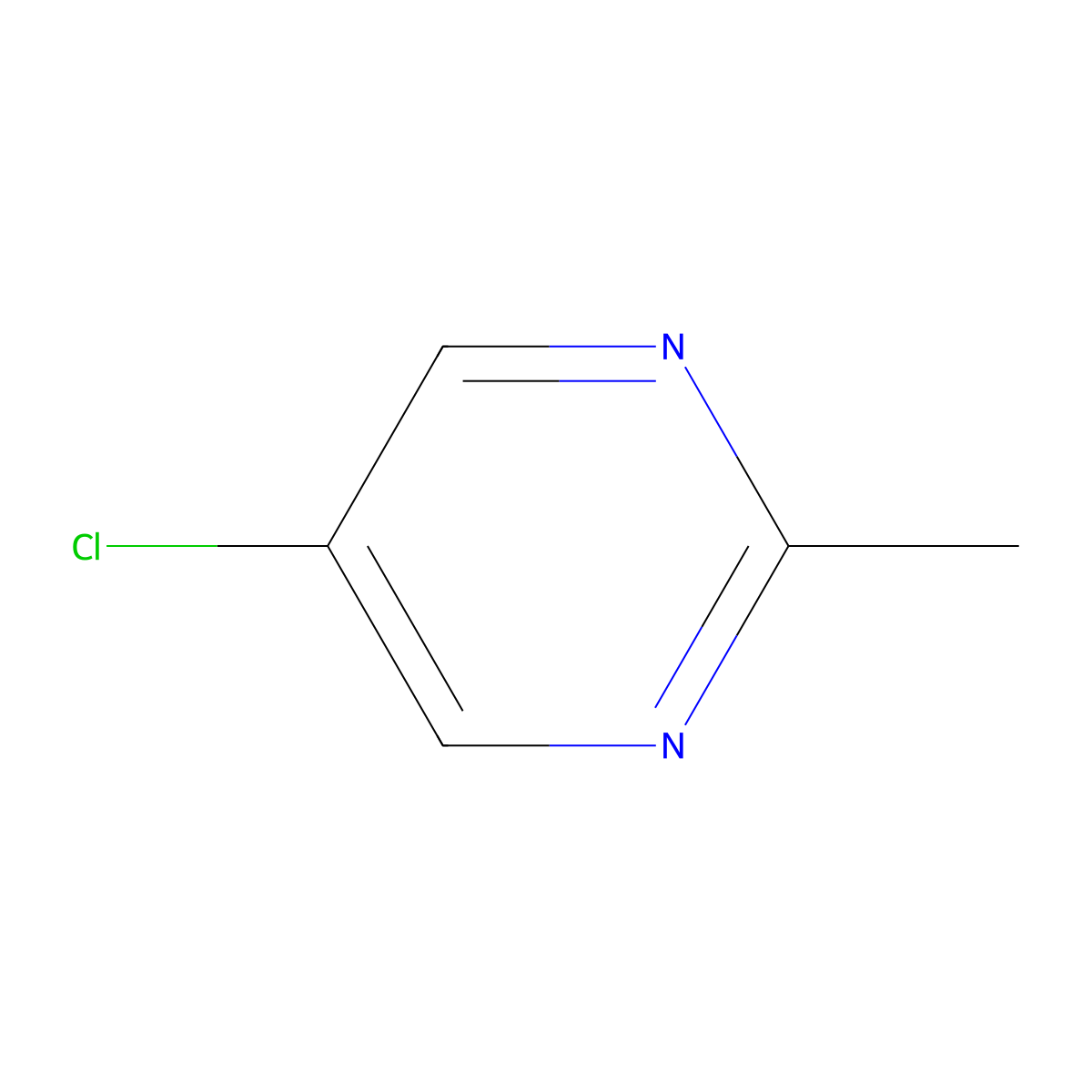 5-Chloro-2-methylpyrimidine molecular structure, CAS 54198-89-9