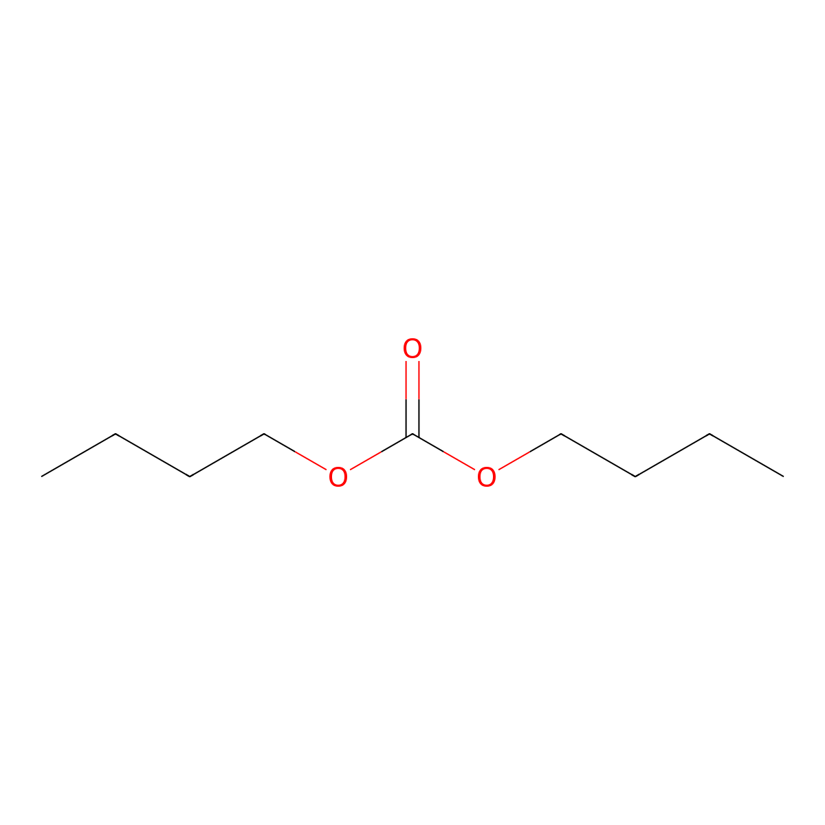 Dibutyl carbonate molecular structure, CAS 542-52-9