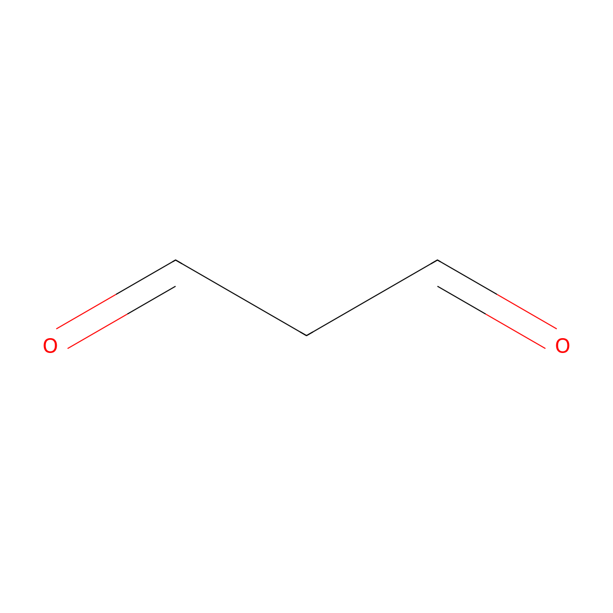 Malonaldehyde molecular structure, CAS 542-78-9