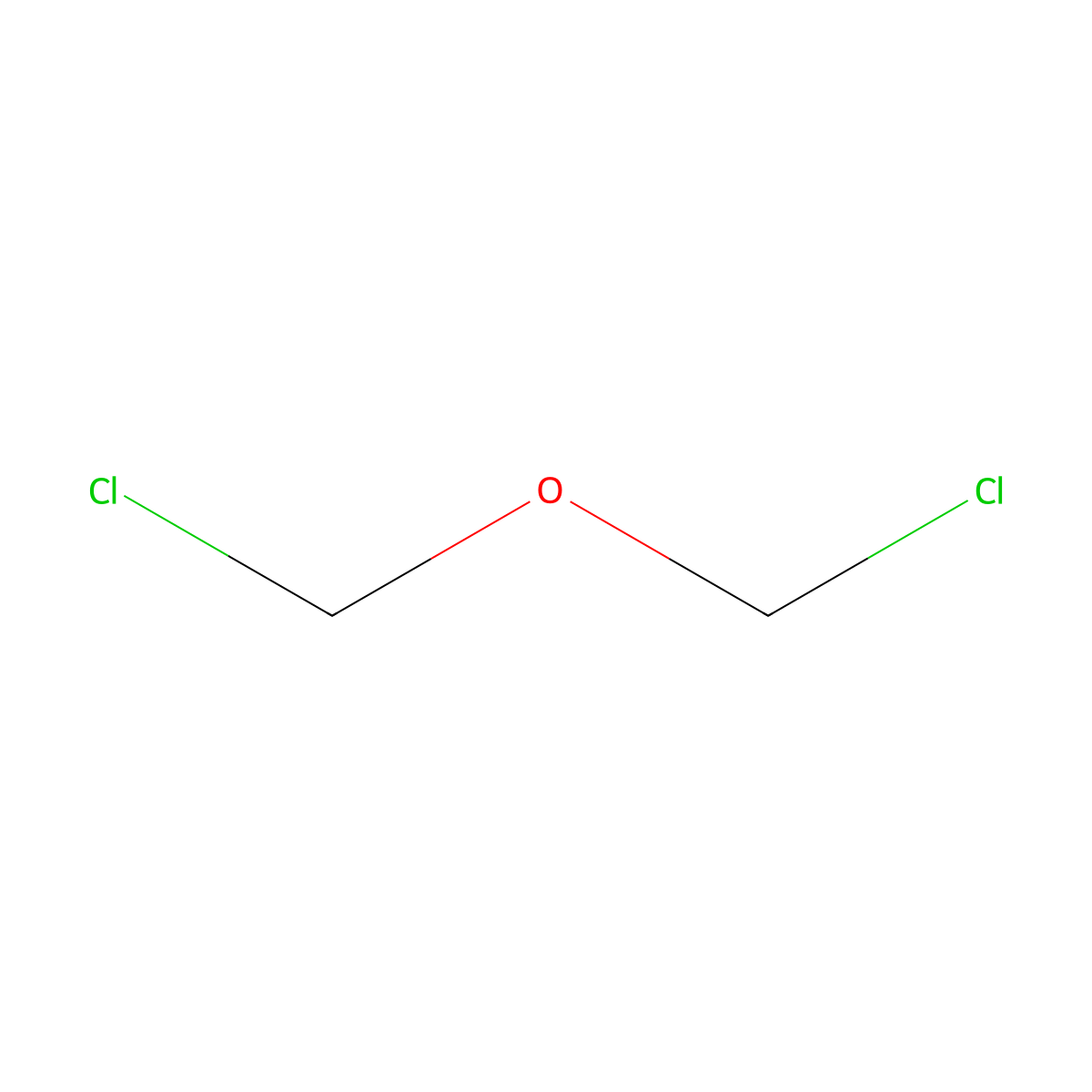 Bis(Chloromethyl) Ether molecular structure, CAS 542-88-1