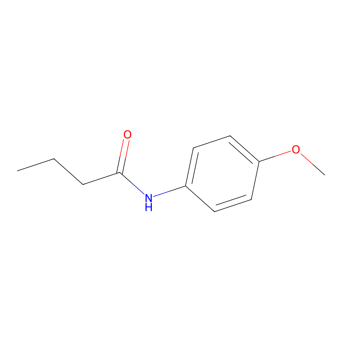 4'-Methoxybutyranilide molecular structure, CAS 5421-40-9