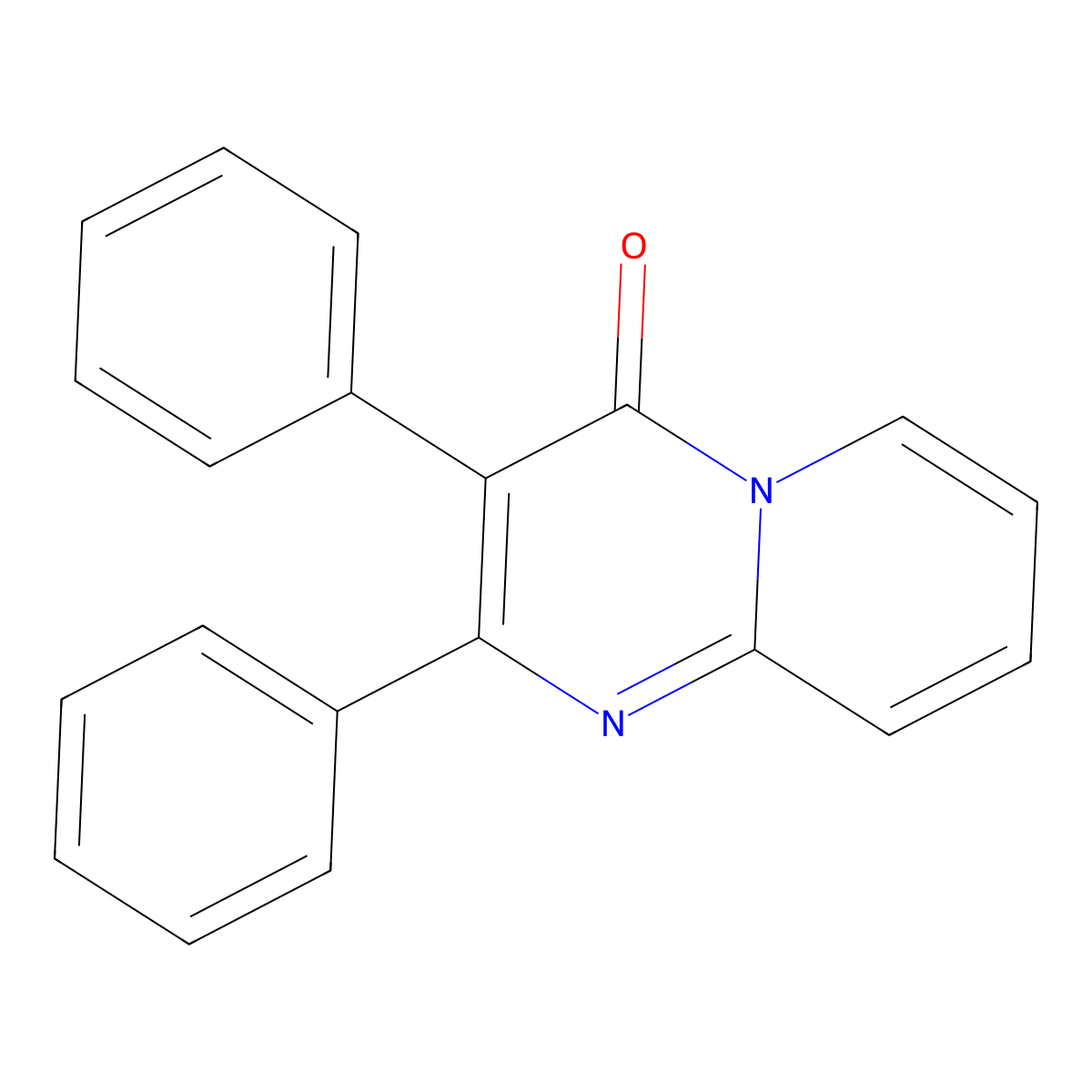 4H-Pyrido[1,2-a]pyrimidin-4-one, 2,3-diphenyl- molecular structure, CAS 54214-70-9