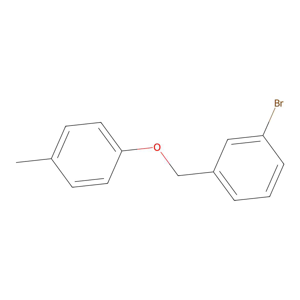 1-Bromo-3-[(4-methylphenoxy)methyl]benzene molecular structure, CAS 5422-46-8