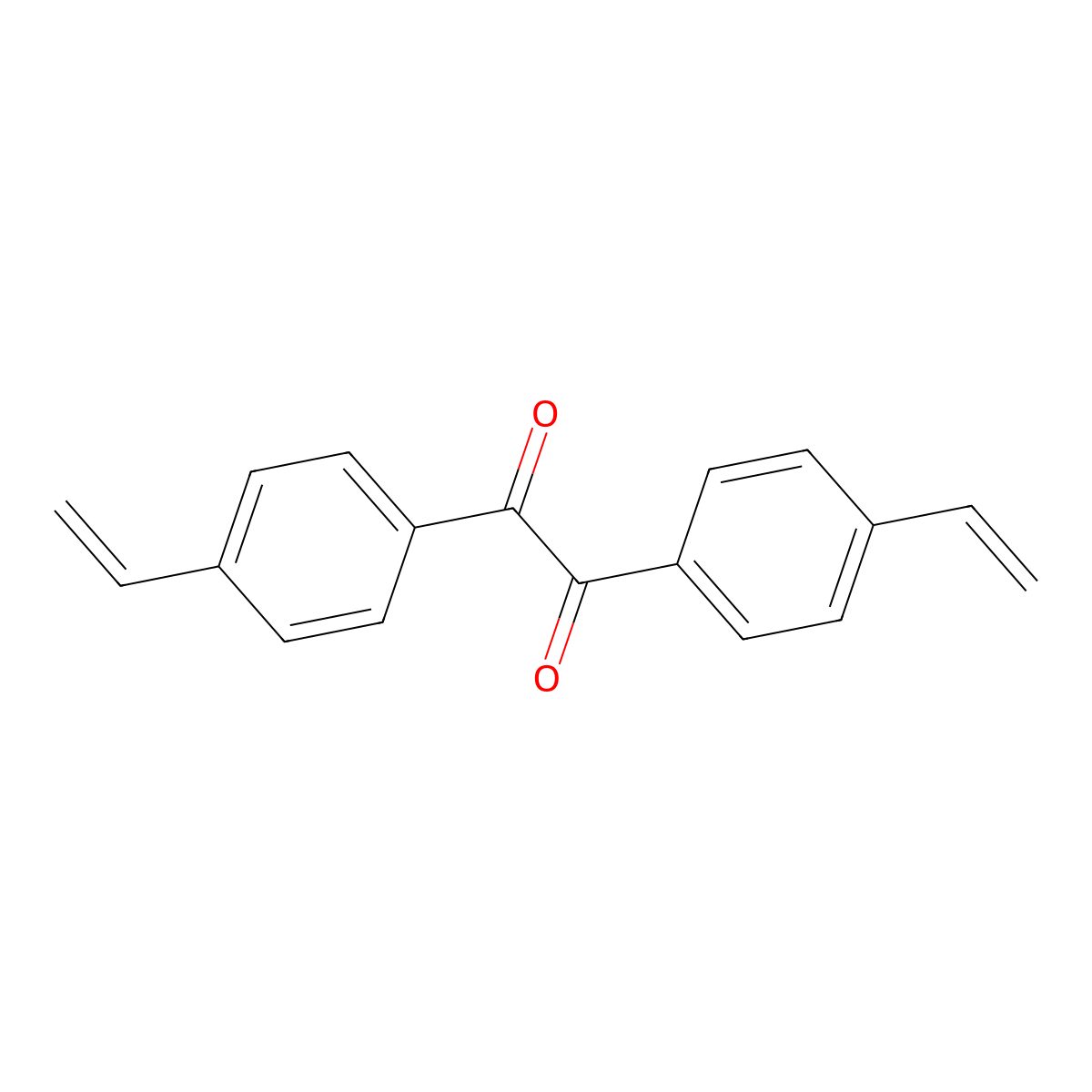 1,2-Bis(4-vinylphenyl)ethane-1,2-dione molecular structure, CAS 54225-77-3