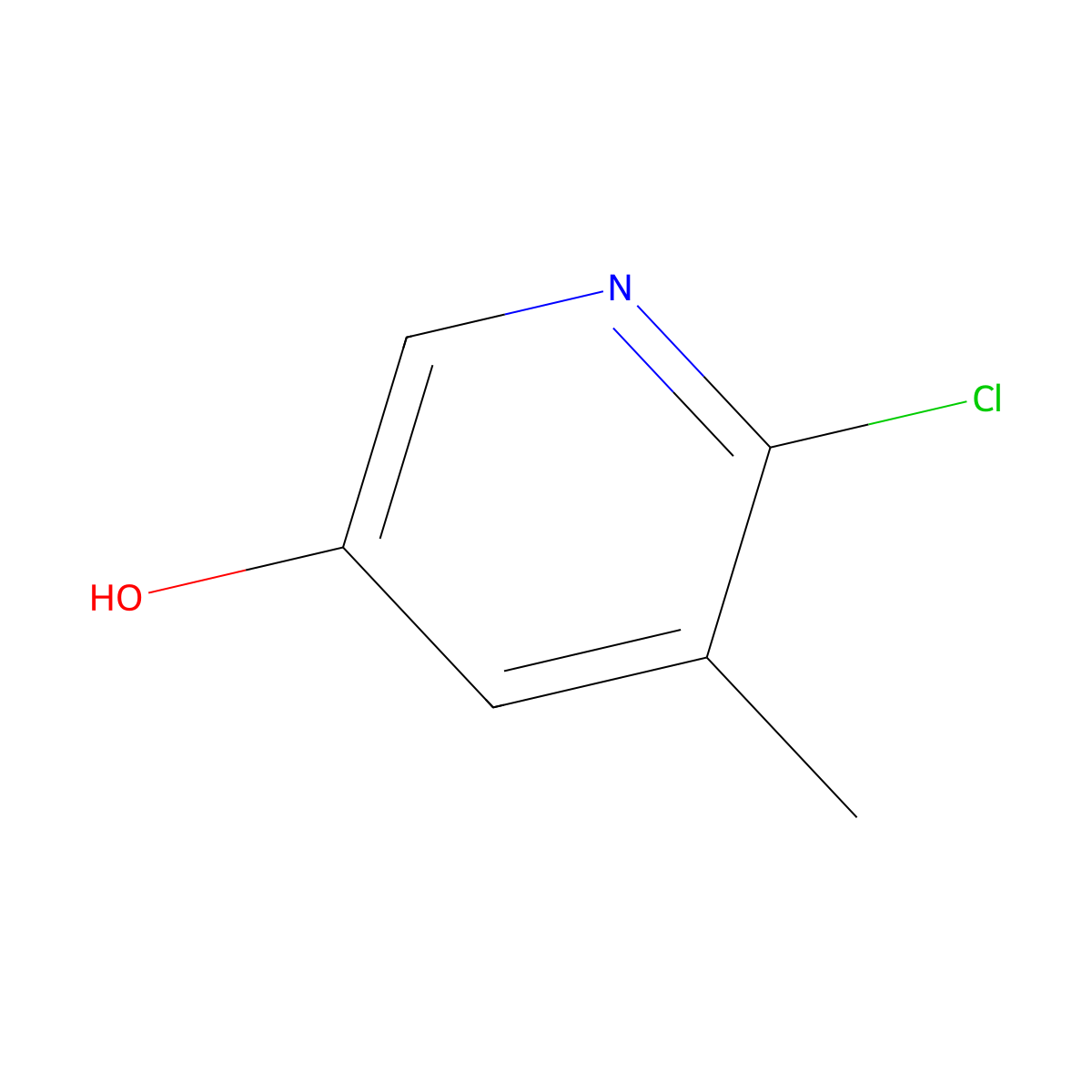 6-Chloro-5-methylpyridin-3-ol molecular structure, CAS 54232-03-0