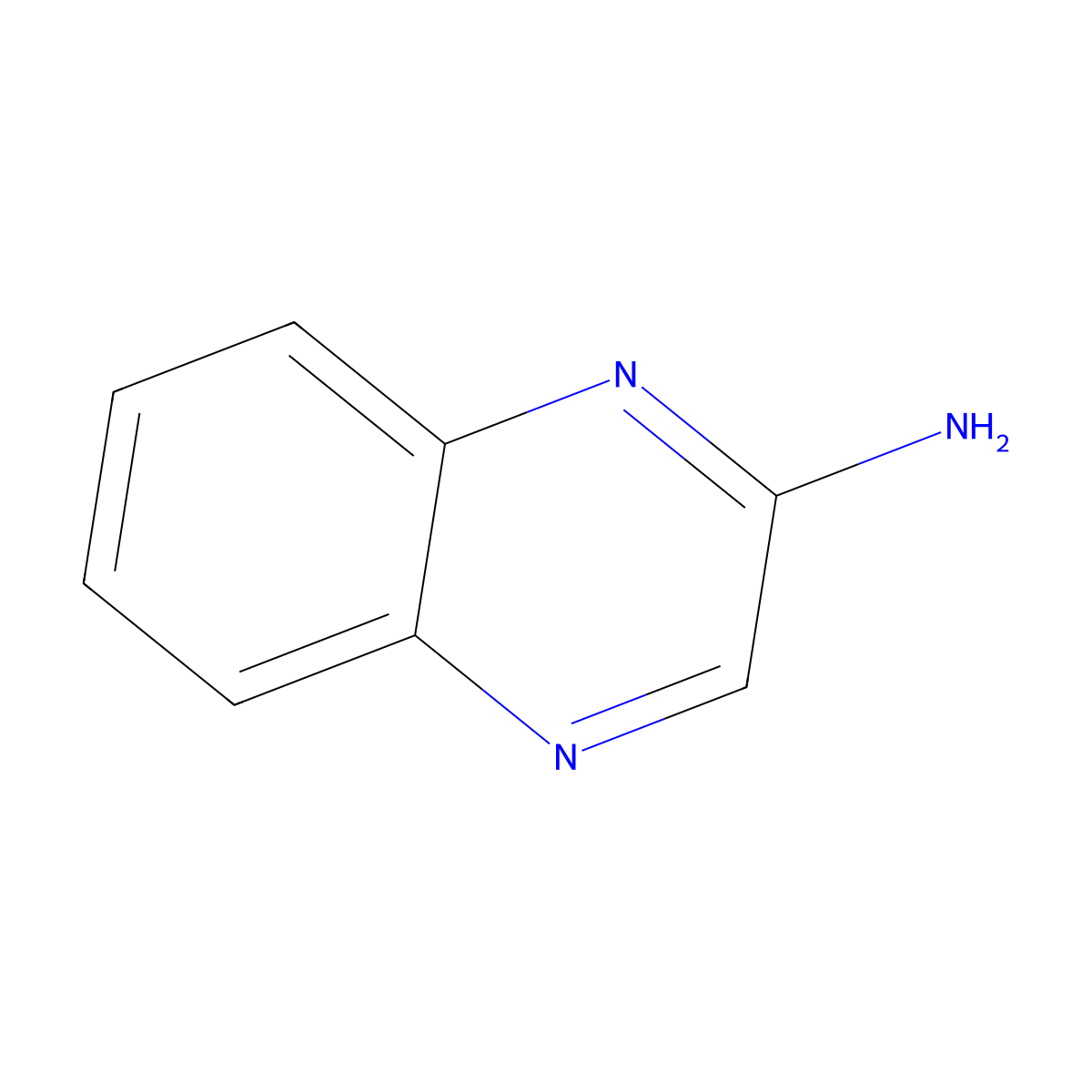 2-Aminoquinoxaline molecular structure, CAS 5424-05-5