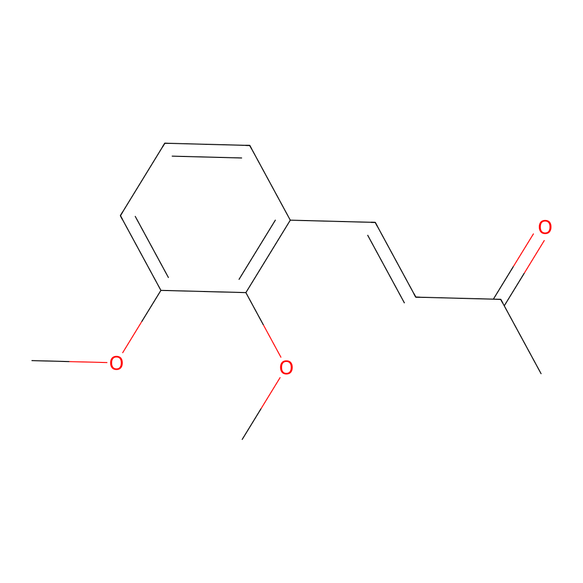 4-(2,3-Dimethoxyphenyl)but-3-en-2-one molecular structure, CAS 5424-52-2