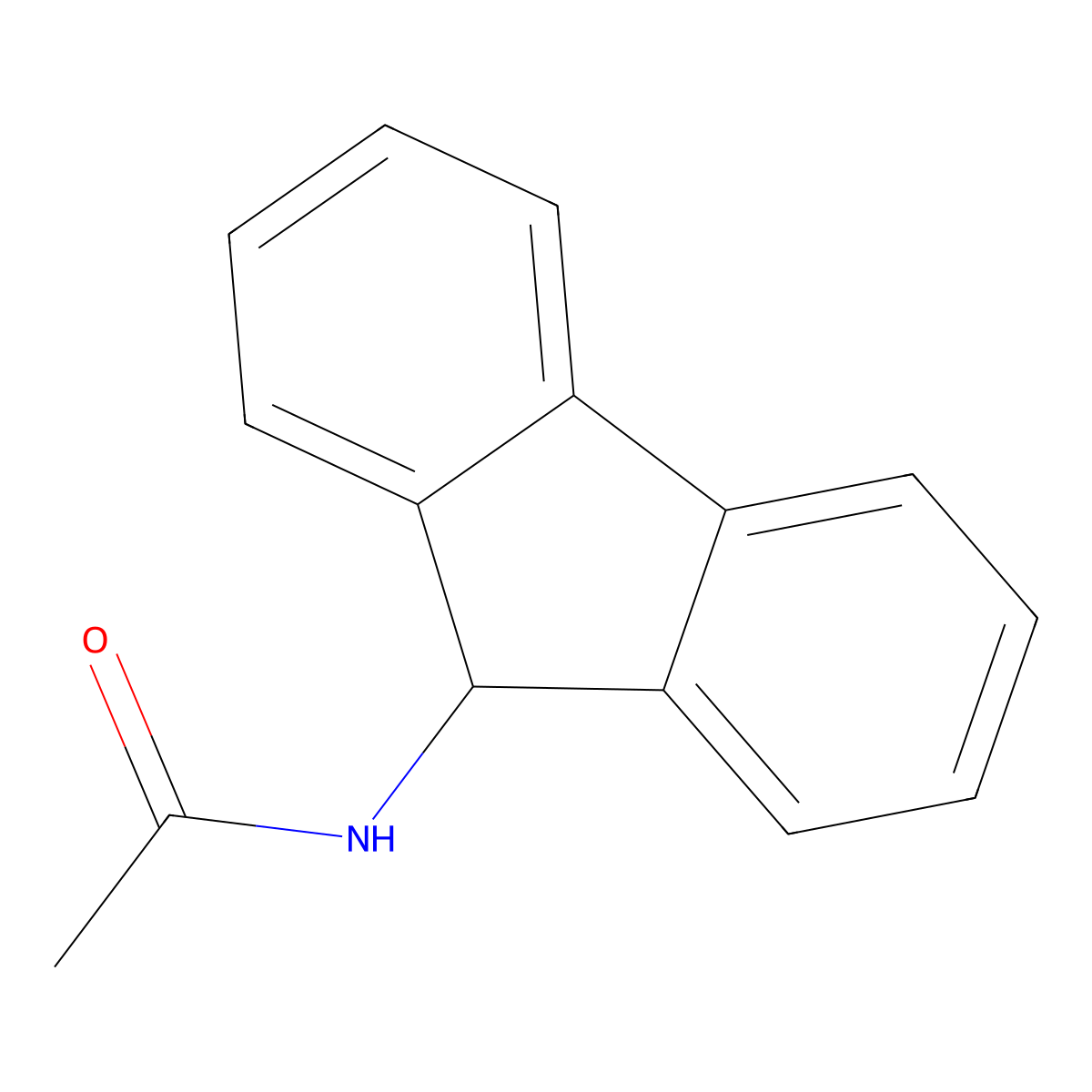 9-Acetylaminofluorene molecular structure, CAS 5424-77-1