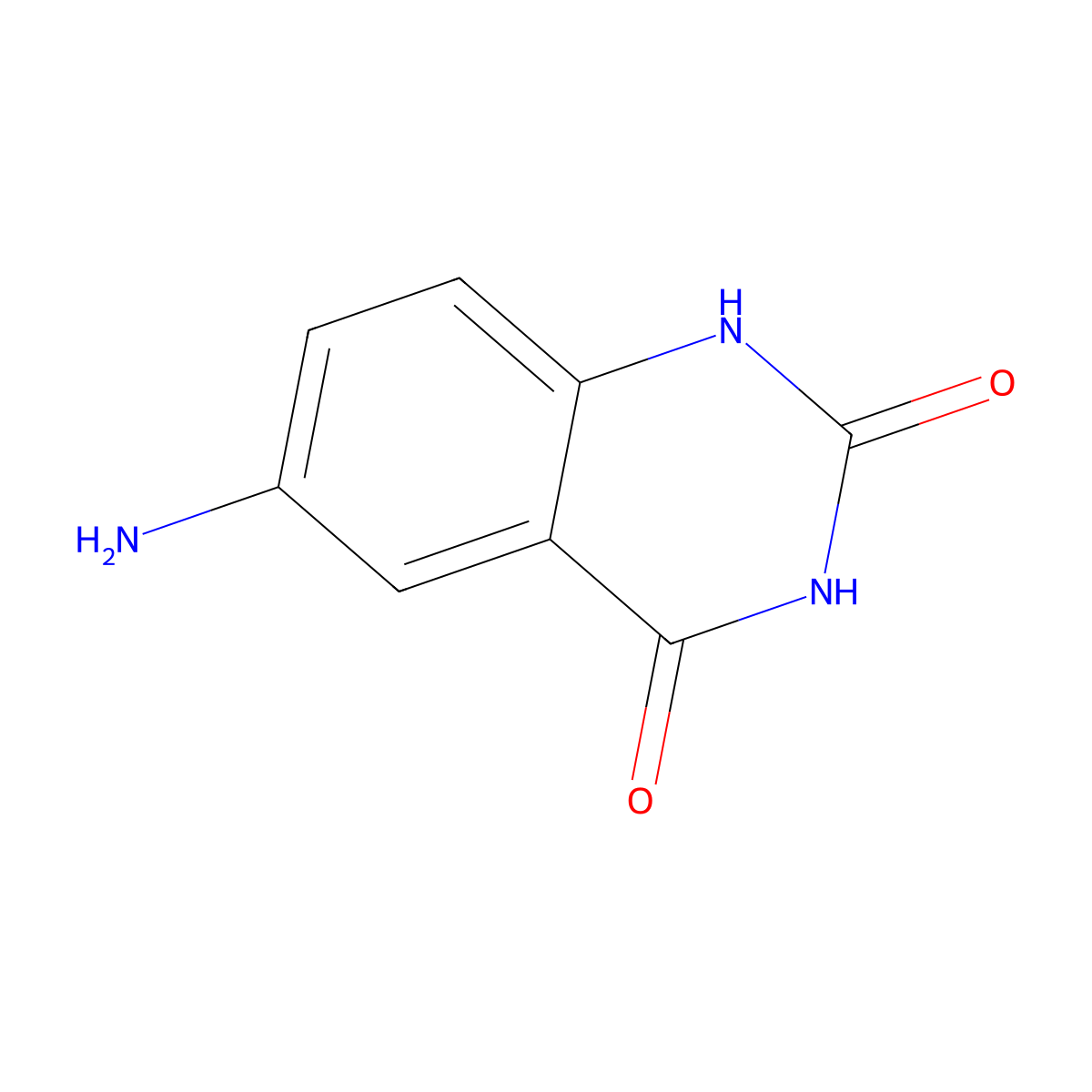 6-Amino-1H-quinazoline-2,4-dione molecular structure, CAS 54243-58-2