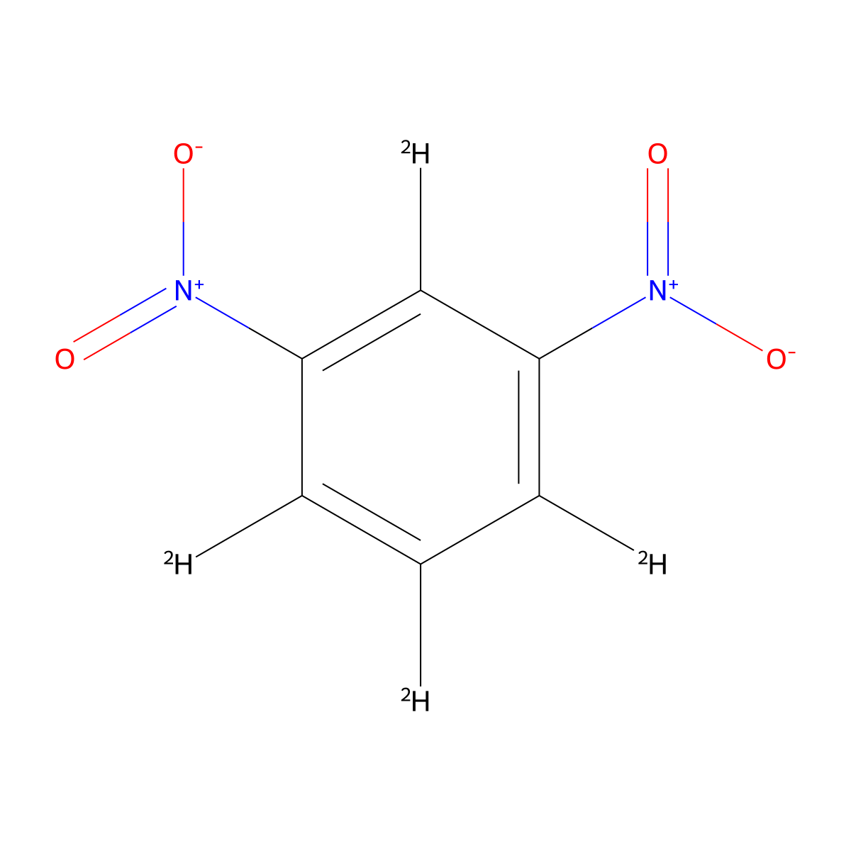 1,3-Dinitro(~2~H_4_)benzene molecular structure, CAS 54247-05-1