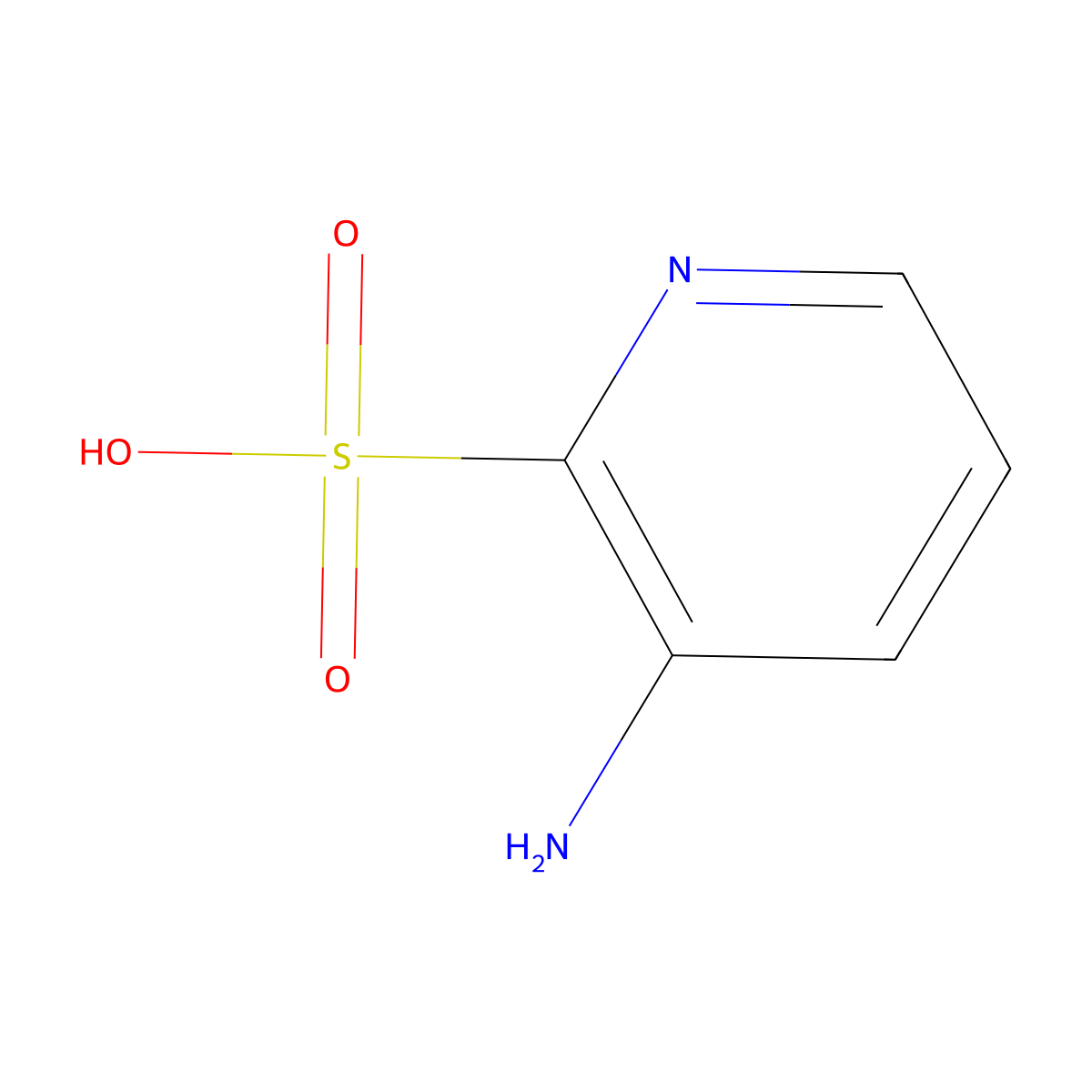 3-Aminopyridine-2-sulfonic acid molecular structure, CAS 54247-51-7