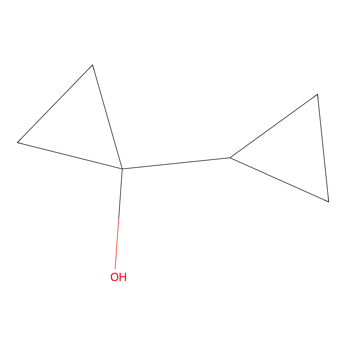 [1,1'-Bi(cyclopropane)]-1-ol molecular structure, CAS 54251-80-8