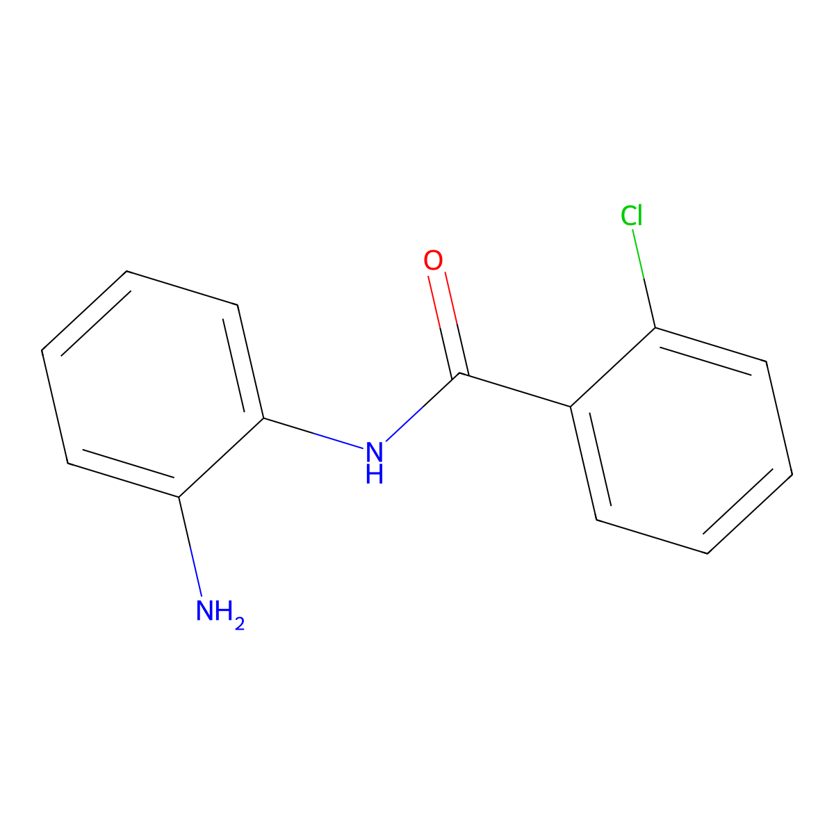 N-(2-aminophenyl)-2-chlorobenzamide molecular structure, CAS 54255-83-3