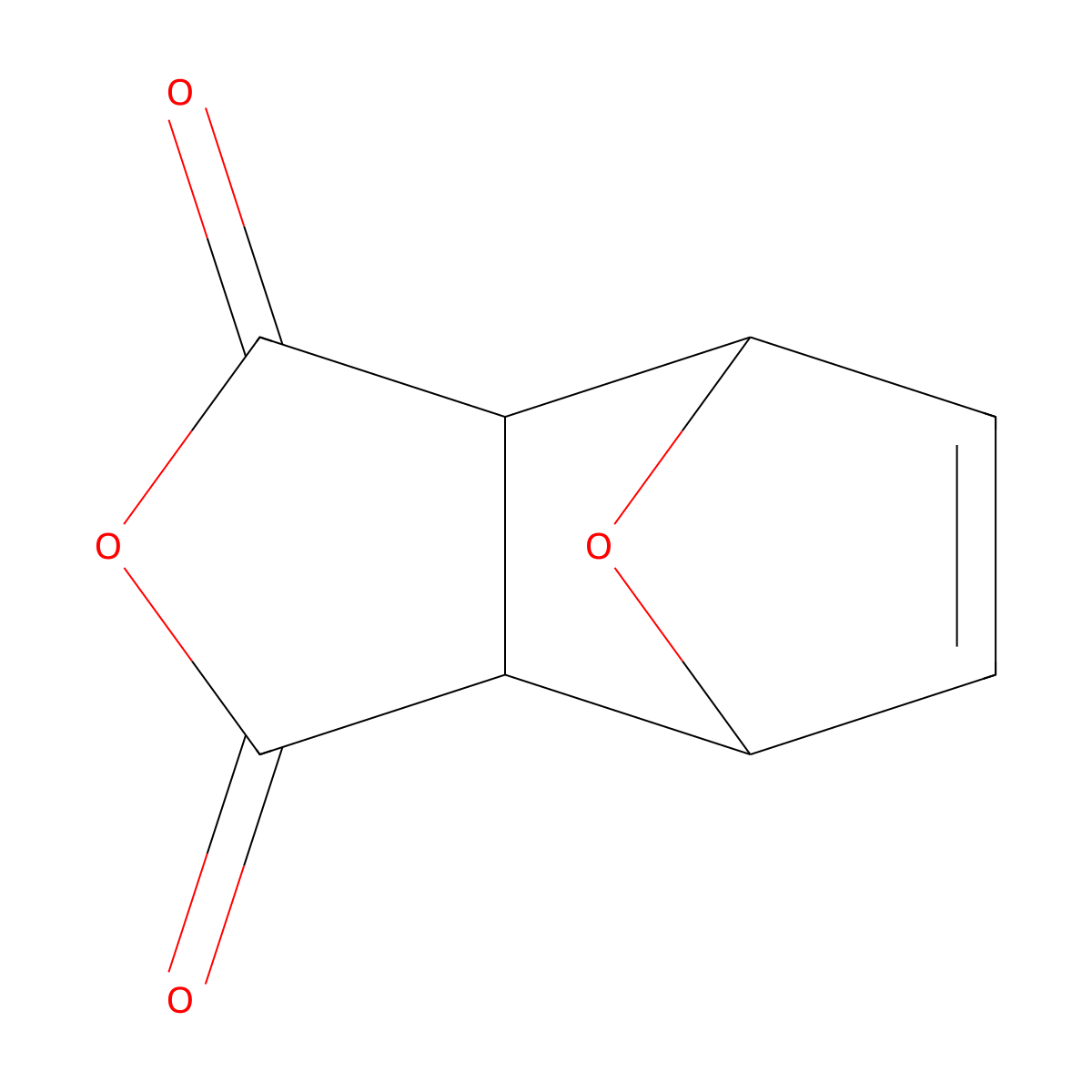 3a,4,7,7a-Tetrahydro-4,7-epoxyisobenzofuran-1,3-dione molecular structure, CAS 5426-09-5