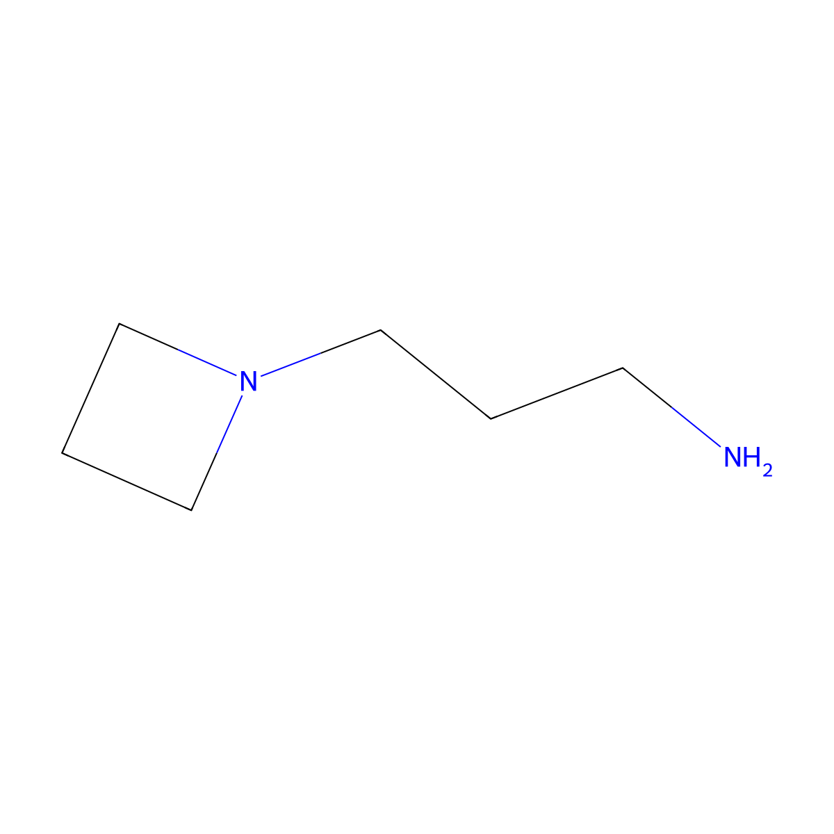 3-(Azetidin-1-yl)propan-1-amine molecular structure, CAS 54262-75-8
