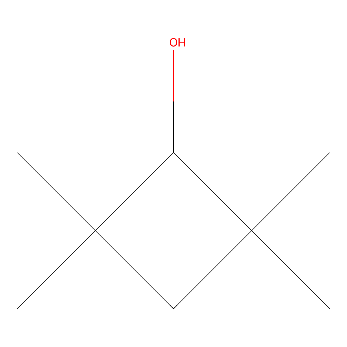 Cyclobutanol, 2,2,4,4-tetramethyl- molecular structure, CAS 54267-72-0
