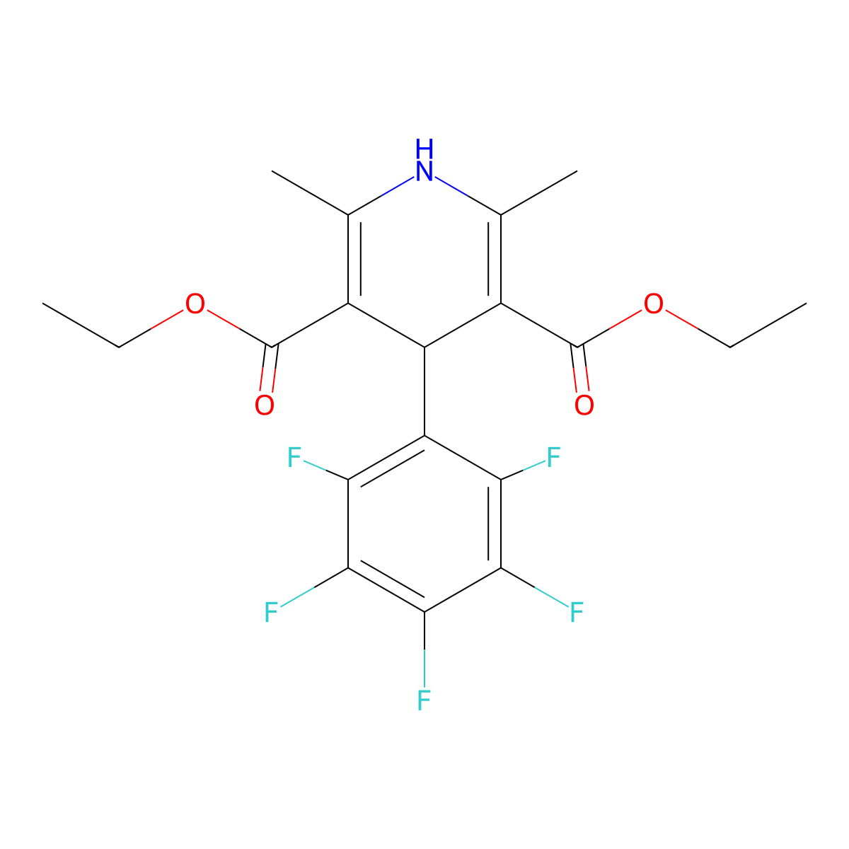 Nemadipine-A molecular structure, CAS 54280-71-6
