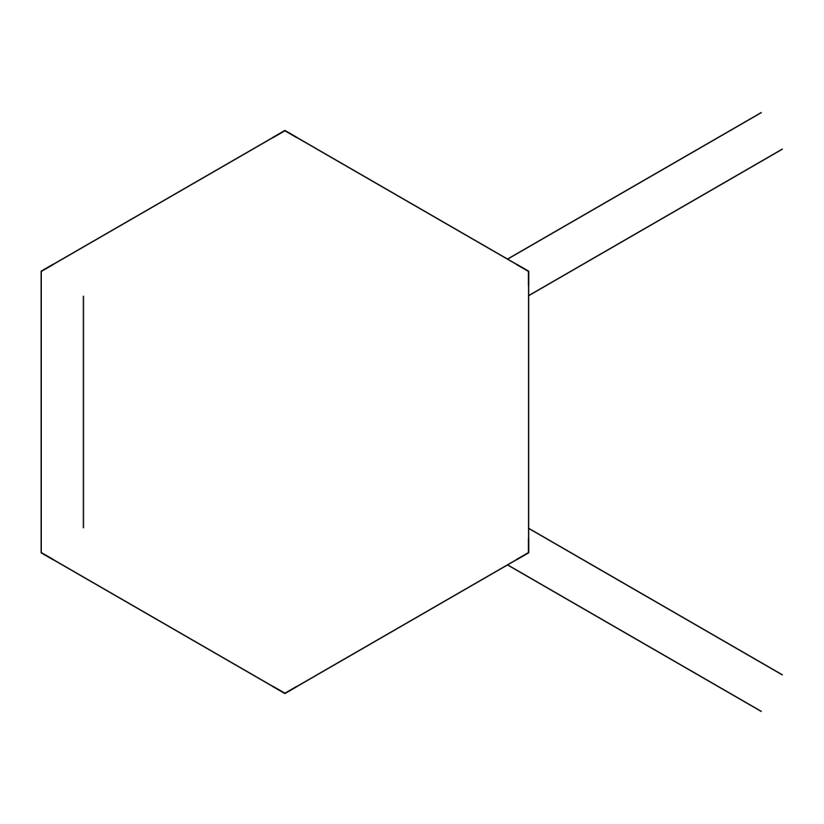 Cyclohexene, 4,5-bis(methylene)- molecular structure, CAS 54290-41-4