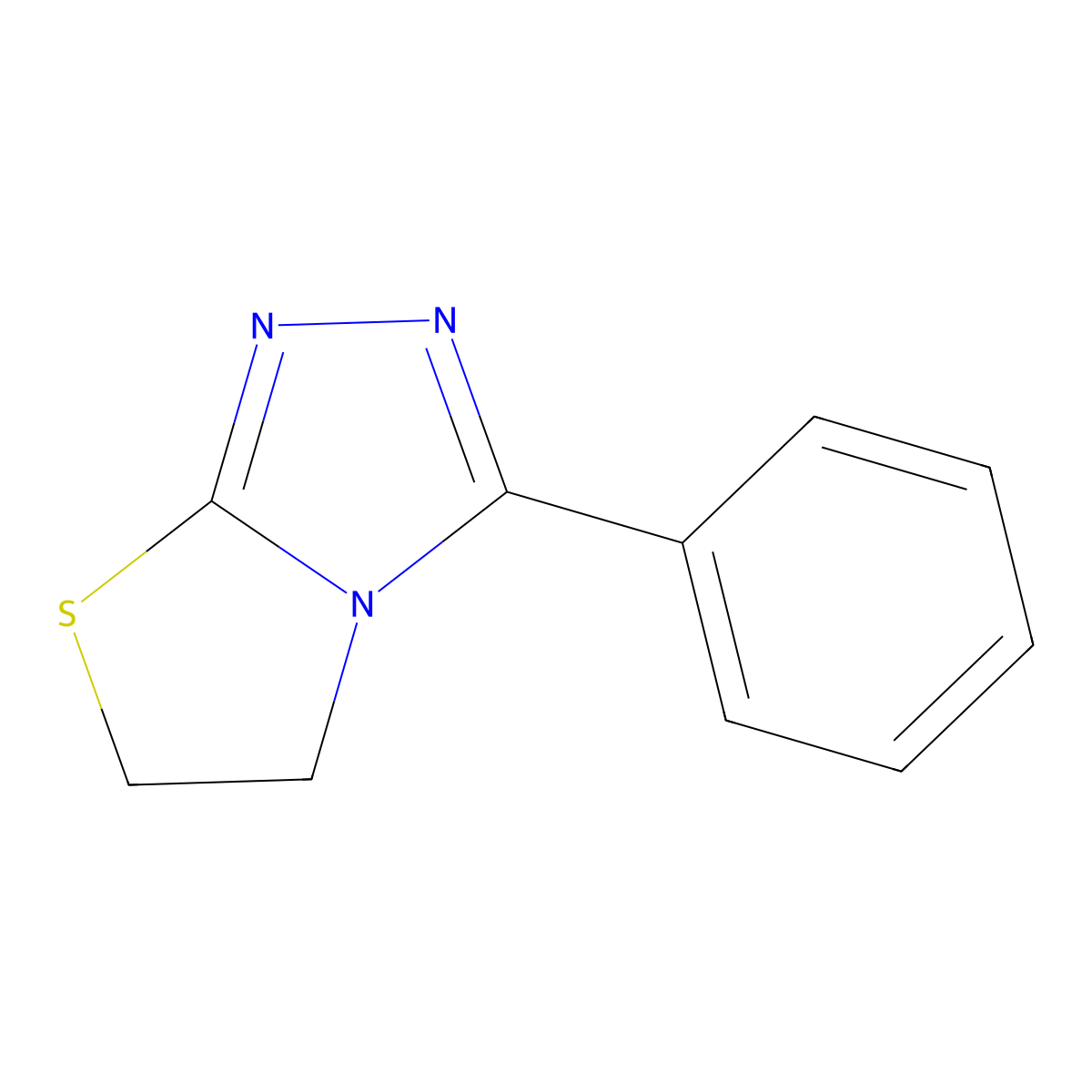 3-Phenyl-5,6-dihydro[1,3]thiazolo[2,3-c][1,2,4]triazole molecular structure, CAS 54294-31-4