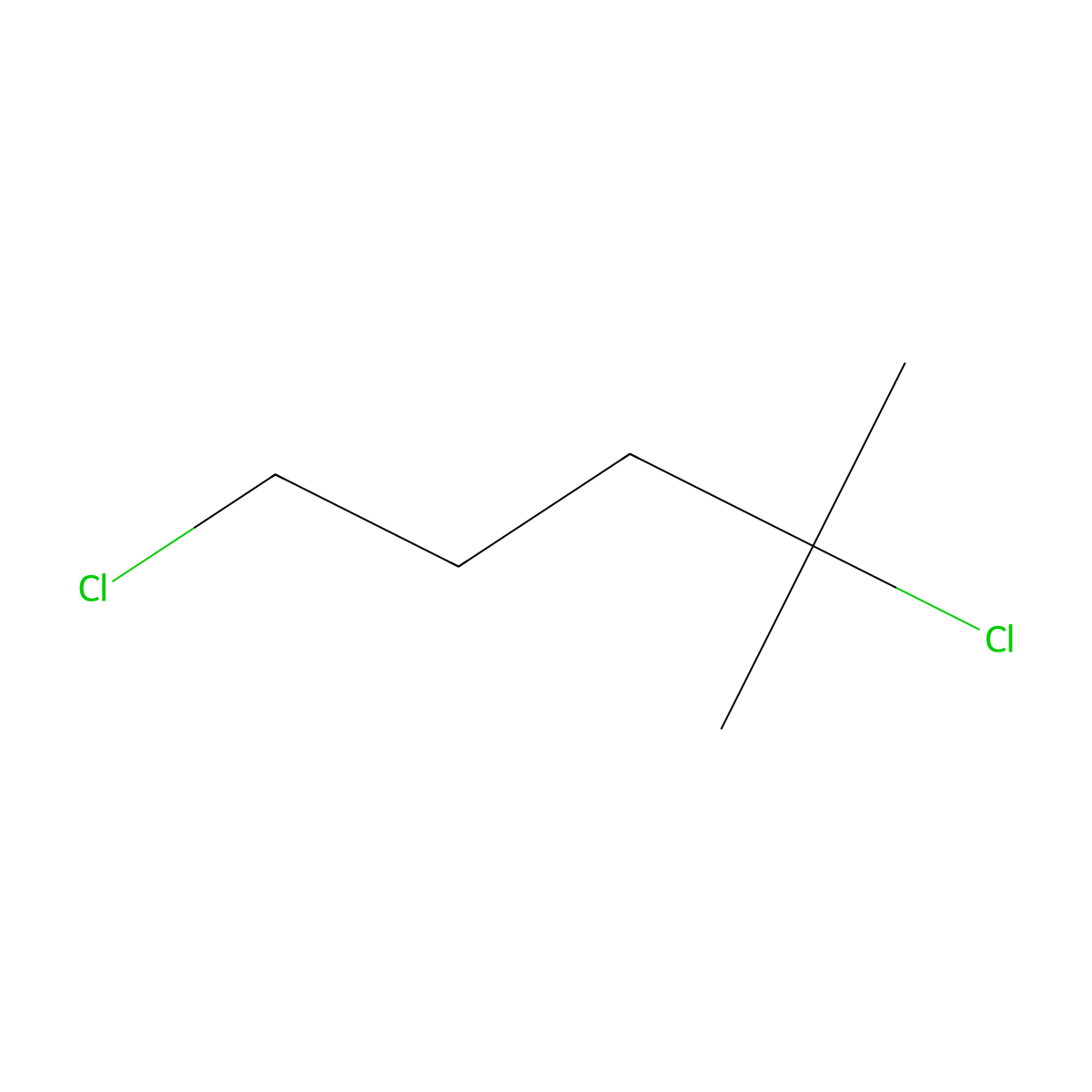 1,4-Dichloro-4-methylpentane molecular structure, CAS 54305-91-8