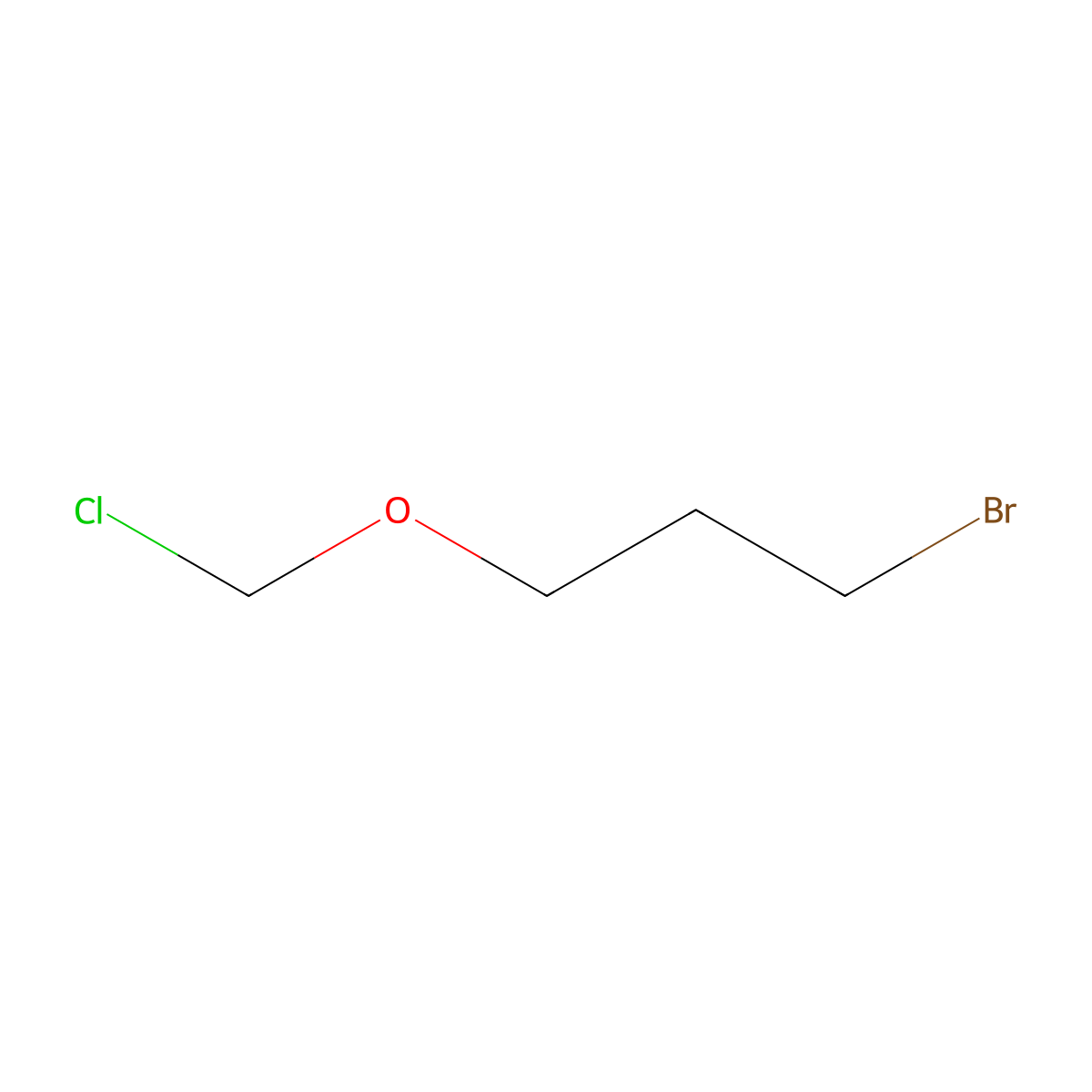 1-Bromo-3-(chloromethoxy)propane molecular structure, CAS 54314-83-9