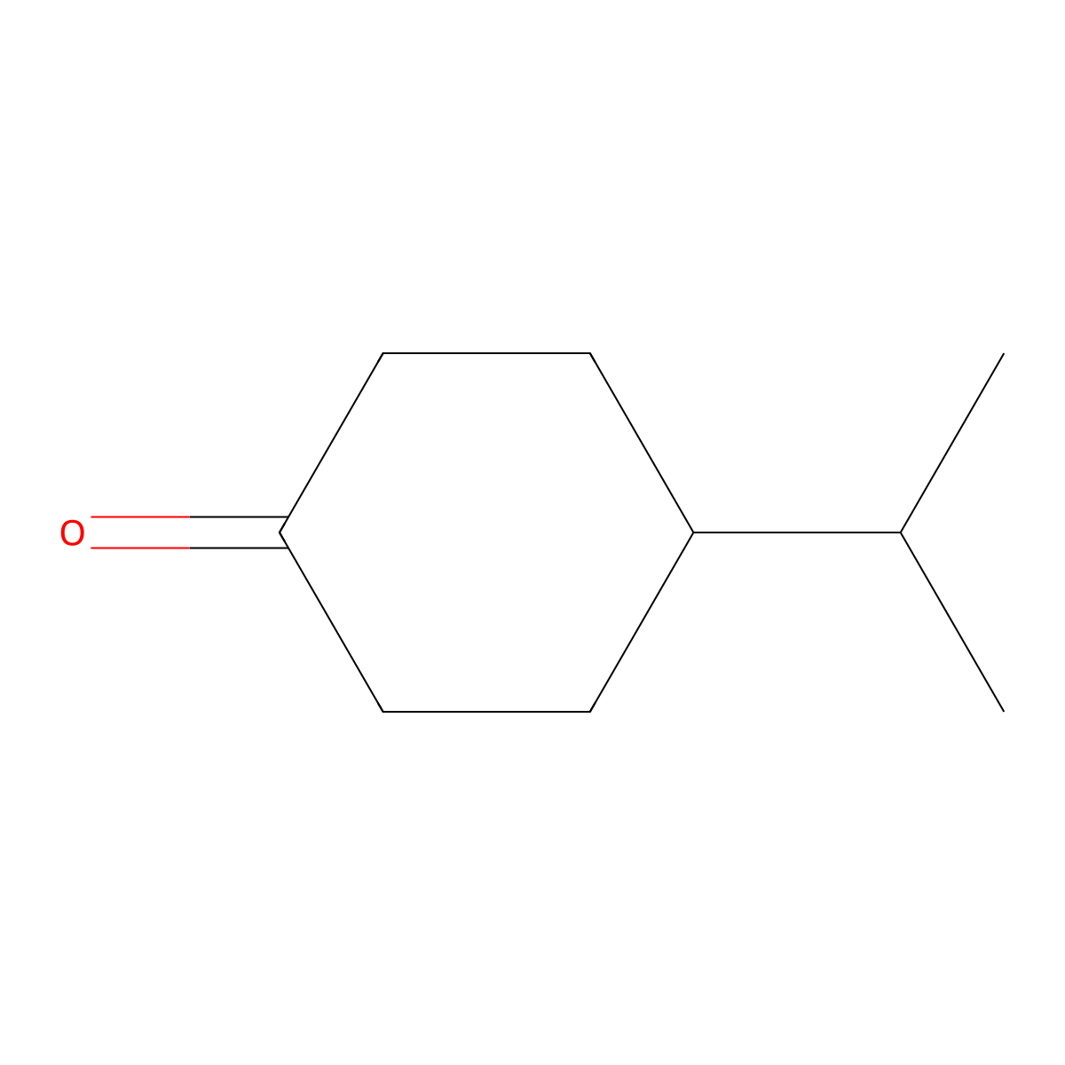 4-Isopropylcyclohexanone molecular structure, CAS 5432-85-9