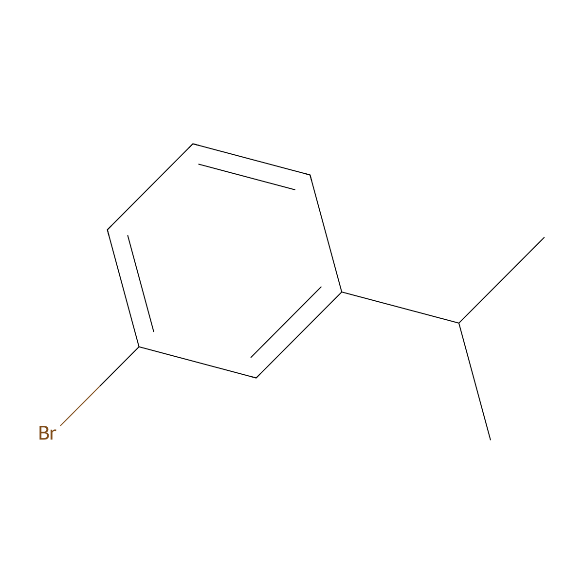 1-Bromo-3-isopropylbenzene molecular structure, CAS 5433-01-2