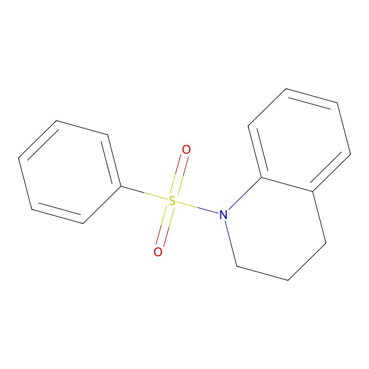 1-(Phenylsulfonyl)-1,2,3,4-tetrahydroquinoline molecular structure, CAS 5434-99-1