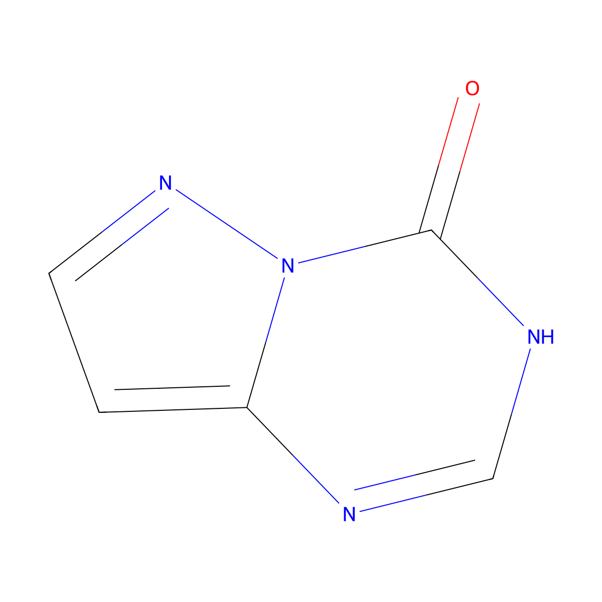 Pyrazolo[1,5-a][1,3,5]triazin-4(3H)-one molecular structure, CAS 54346-27-9