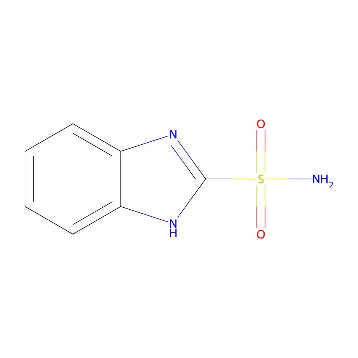 1H-1,3-benzodiazole-2-sulfonamide molecular structure, CAS 5435-31-4