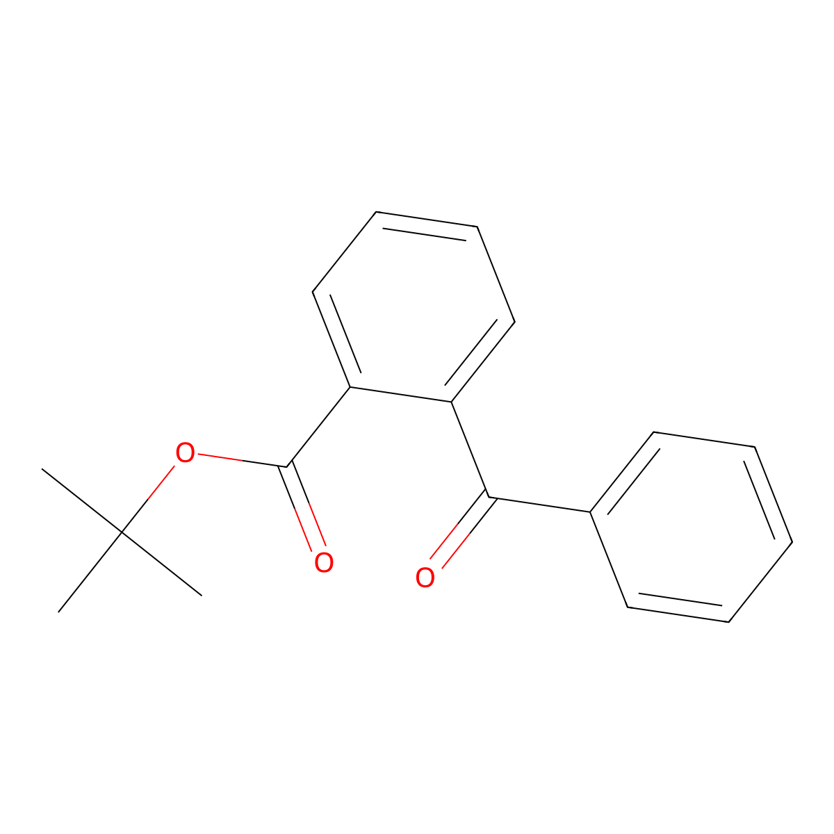 Tert-butyl 2-benzoylbenzoate molecular structure, CAS 54354-02-8