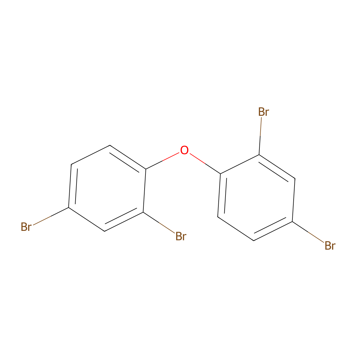 Bde 47 molecular structure, CAS 5436-43-1