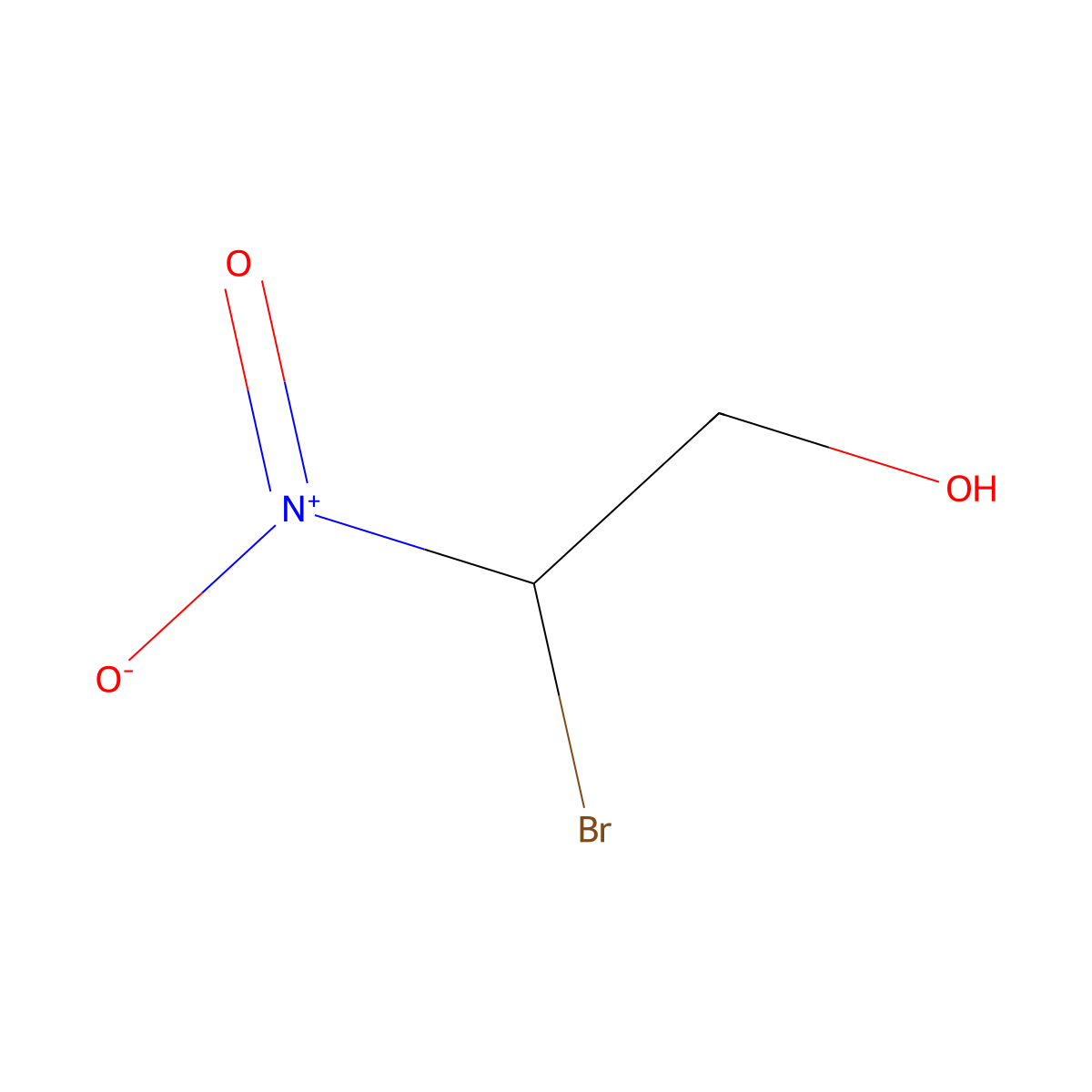 2-Bromo-2-nitroethanol molecular structure, CAS 5437-60-5