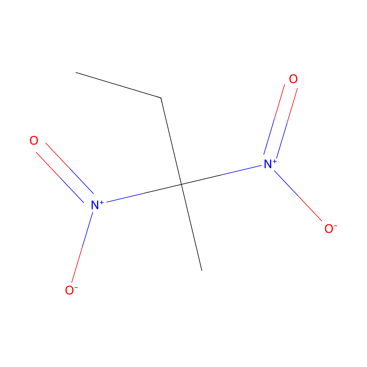 2,2-Dinitrobutane molecular structure, CAS 5437-66-1