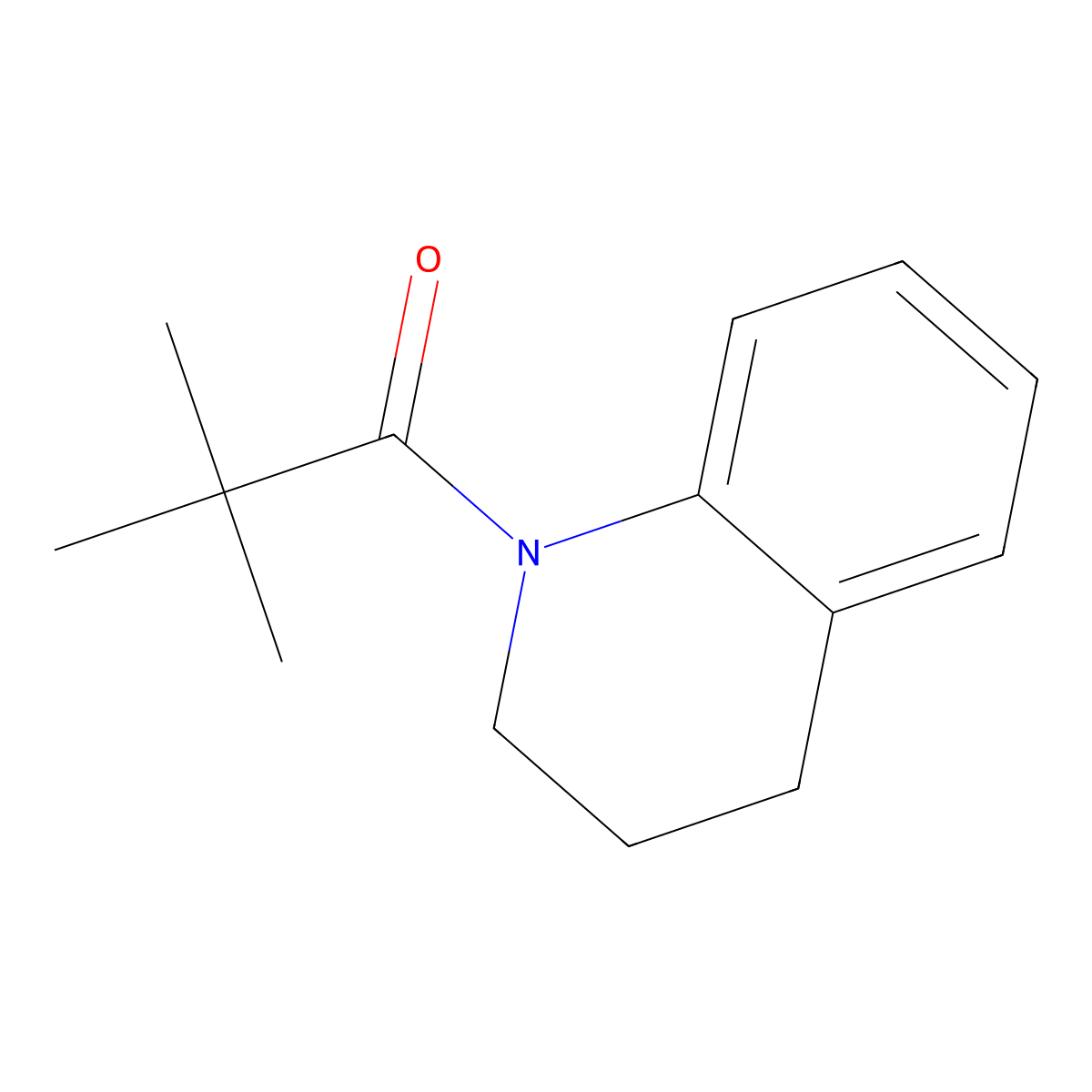 1-(3,4-Dihydro-1(2H)-quinolinyl)-2,2-dimethyl-1-propanone molecular structure, CAS 543723-32-6