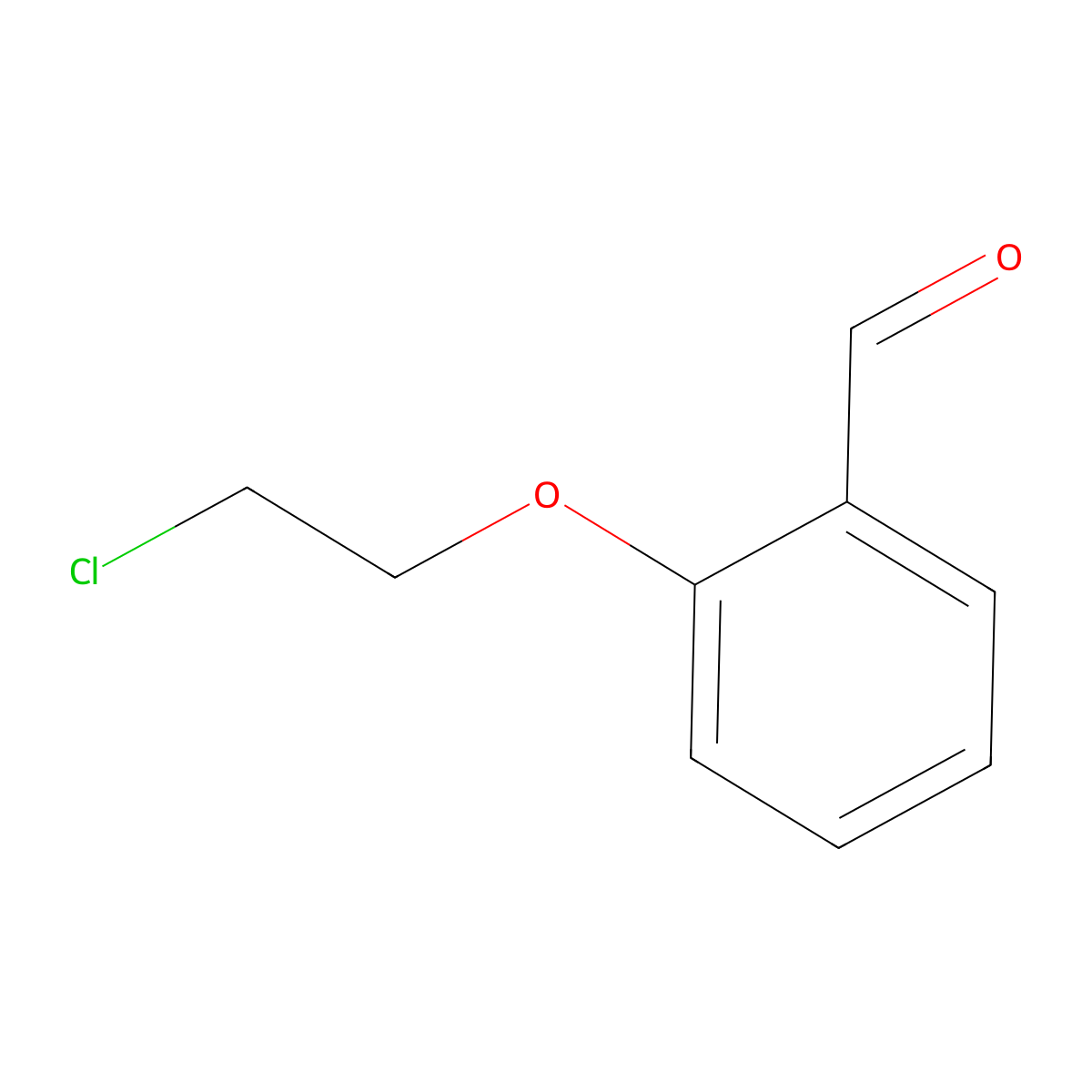 2-(2-Chloroethoxy)benzaldehyde molecular structure, CAS 54373-14-7