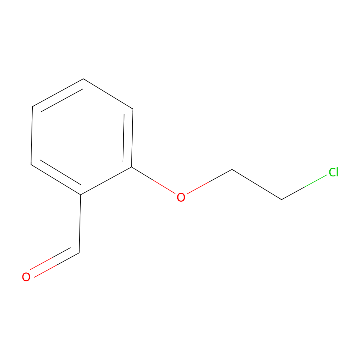 2-(2-Chloroethoxy)benzaldehyde molecular structure, CAS 54373-14-7