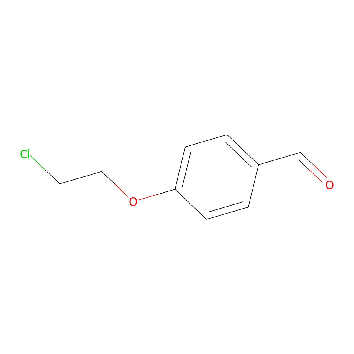 4-(2-Chloroethoxy)benzaldehyde molecular structure, CAS 54373-15-8