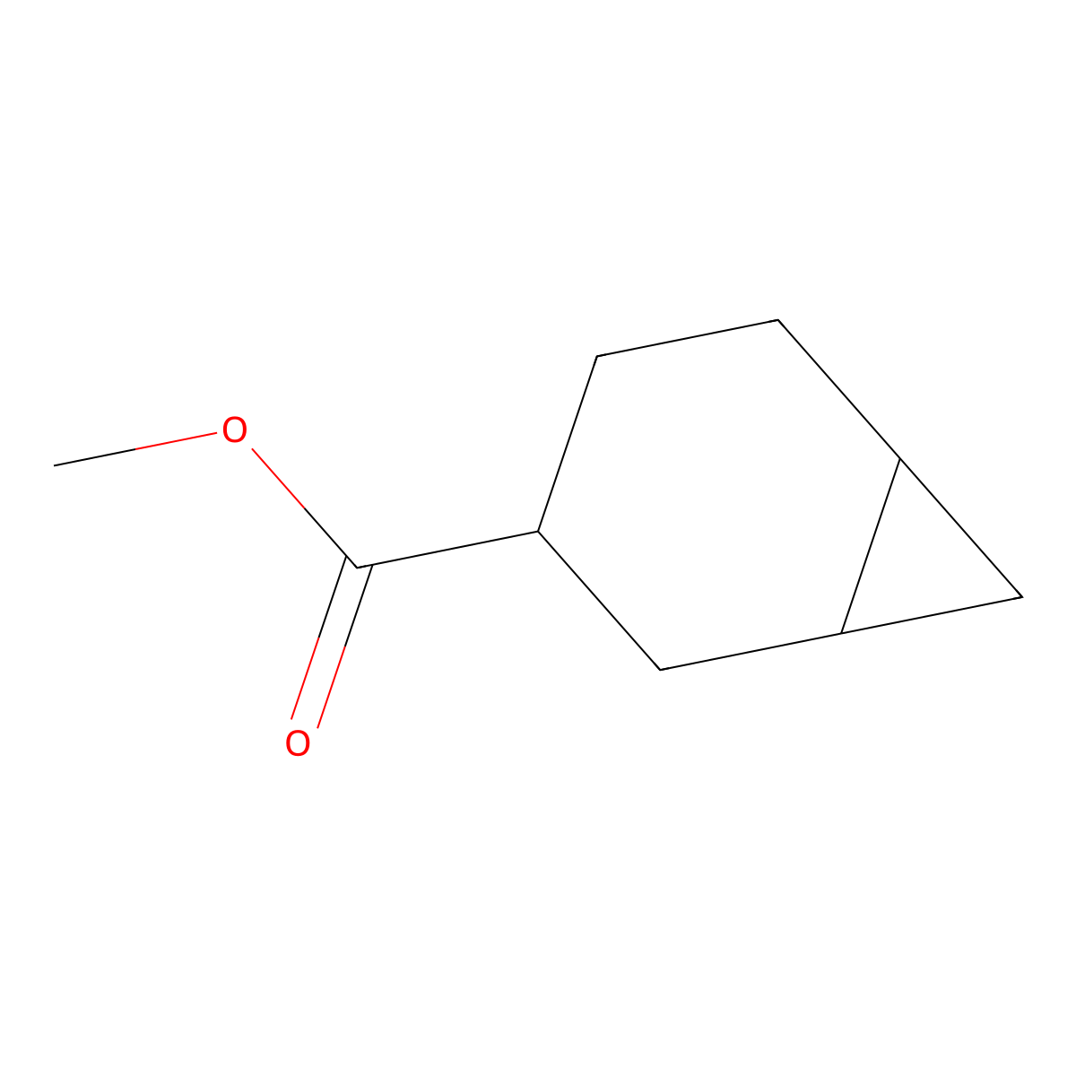Methyl bicyclo[4.1.0]heptane-3-carboxylate molecular structure, CAS 54376-68-0