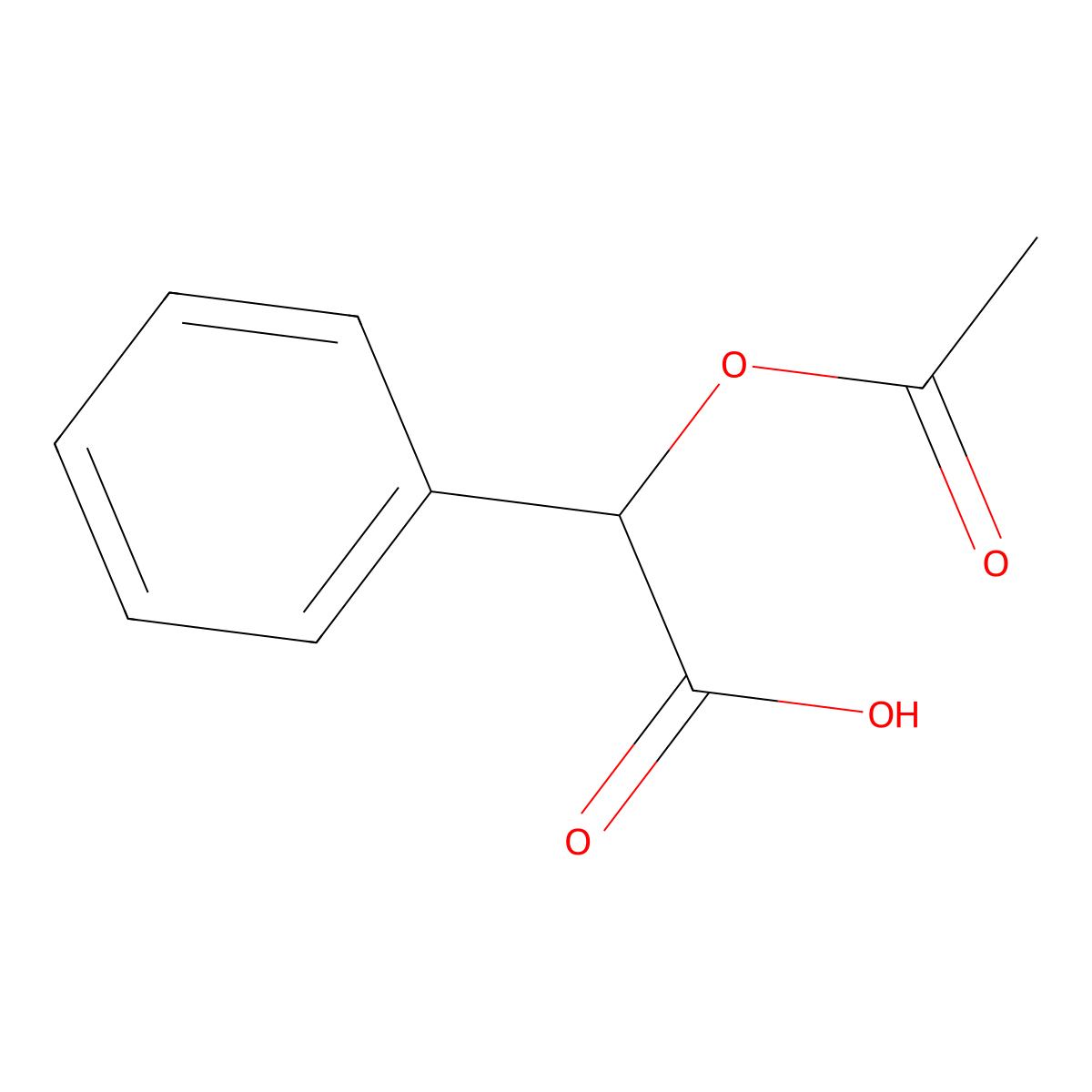O-Acetylmandelic acid molecular structure, CAS 5438-68-6