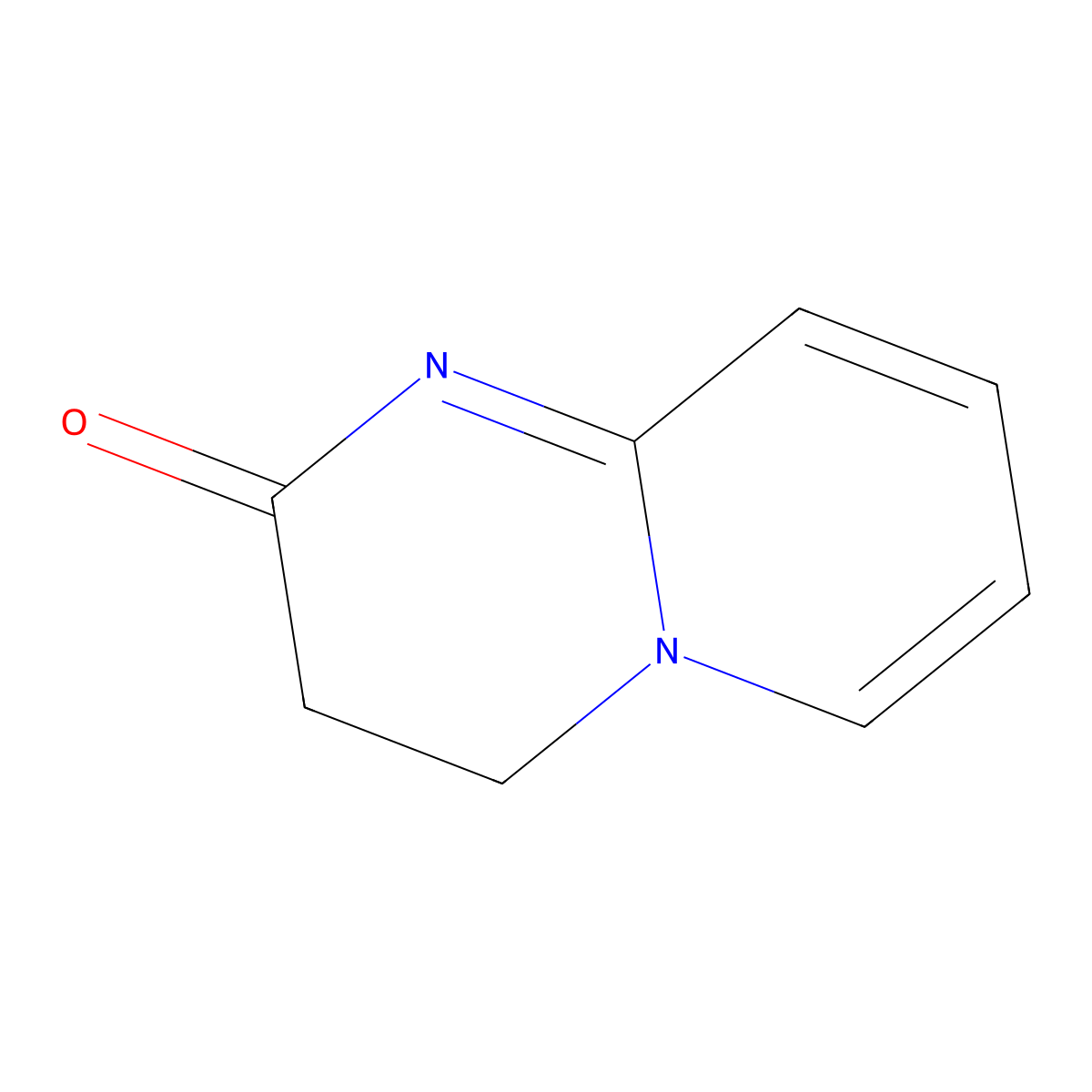 3,4-dihydro-2H-pyrido(1,2-a)pyrimidin-2-one molecular structure, CAS 5439-14-5