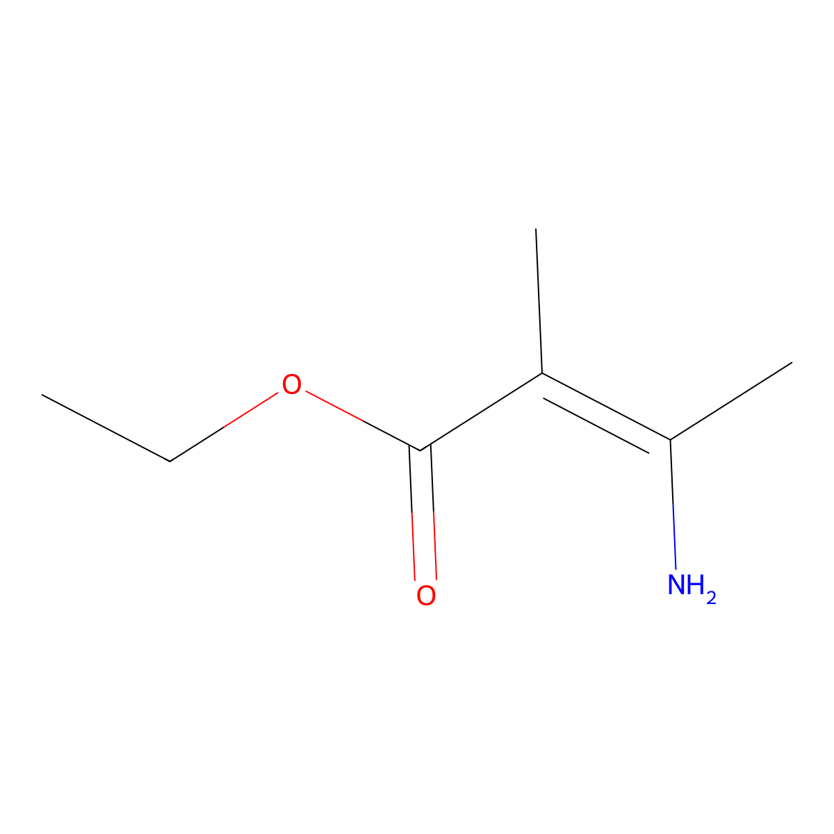 (Z)-3-Amino-2-methyl-2-butenoic Acid Ethyl Ester molecular structure, CAS 54393-21-4