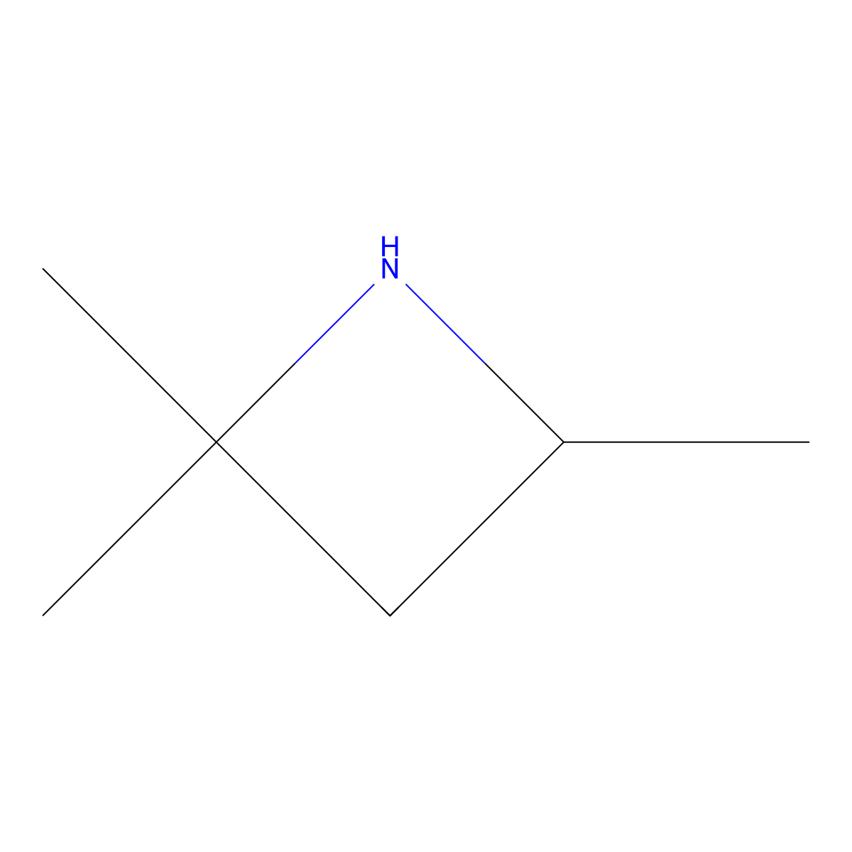2,2,4-Trimethylazetidine molecular structure, CAS 54395-75-4